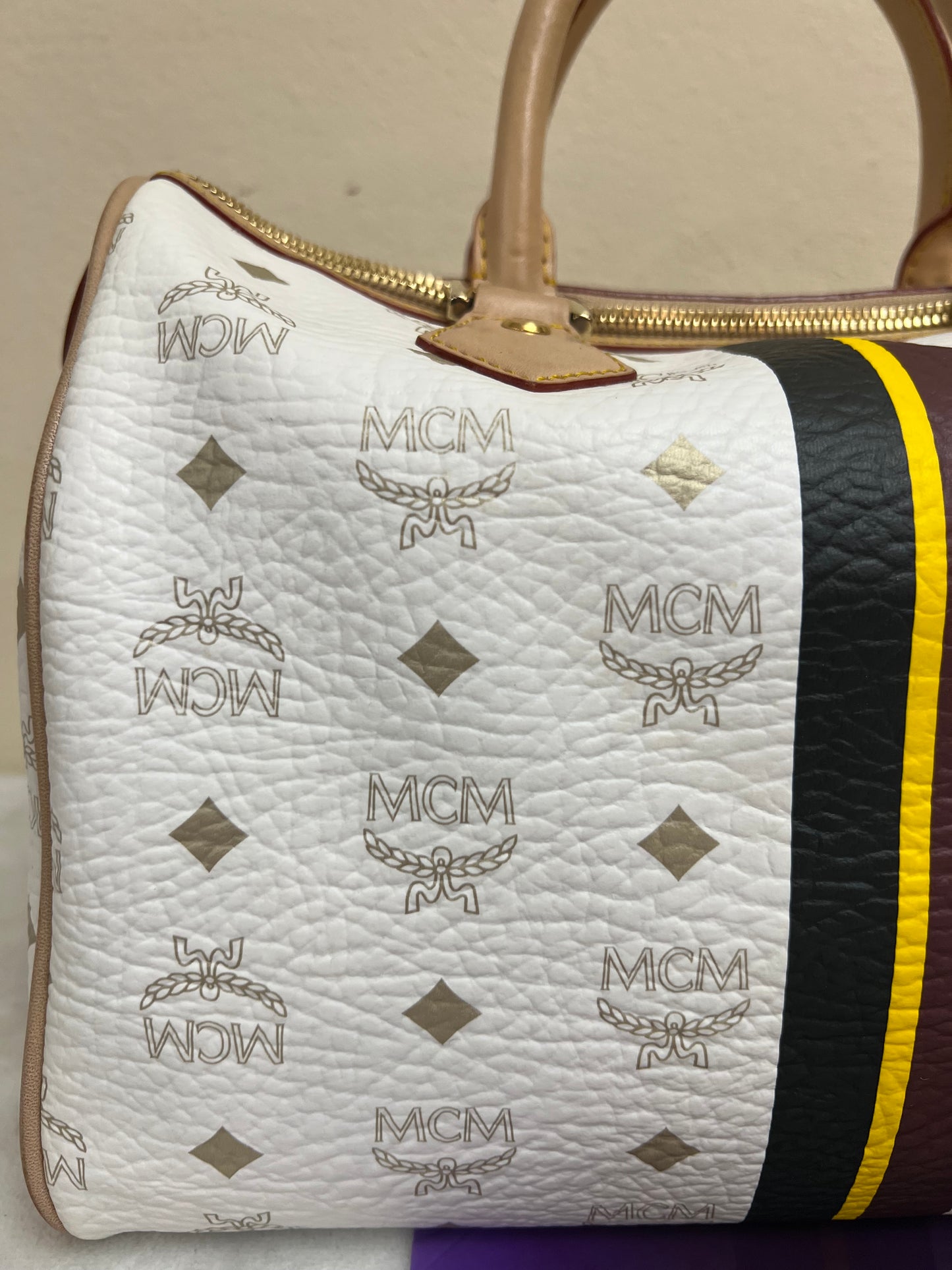 MCM BOSTON WHITE 30