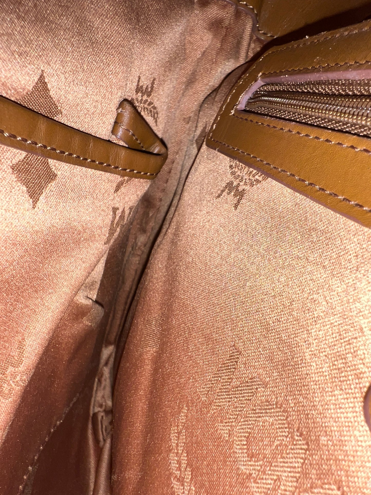 MCM COGNAC CROSSBODY
