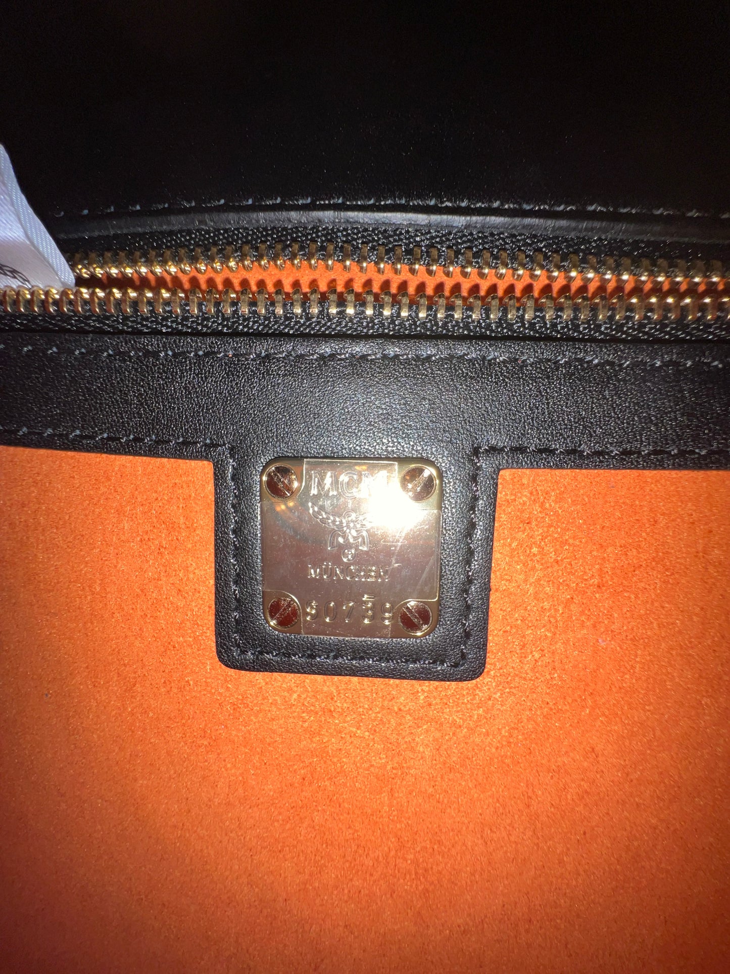 MCM PATRICIA STUDDED BLACK