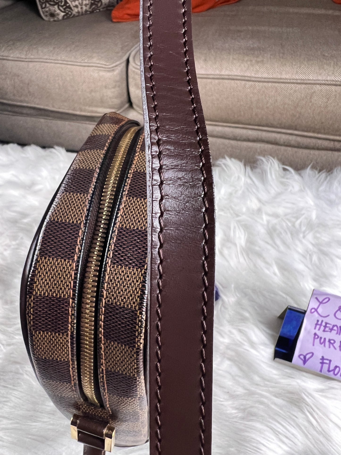 IPANEMA PM CROSSBODY DAMIER EBENE