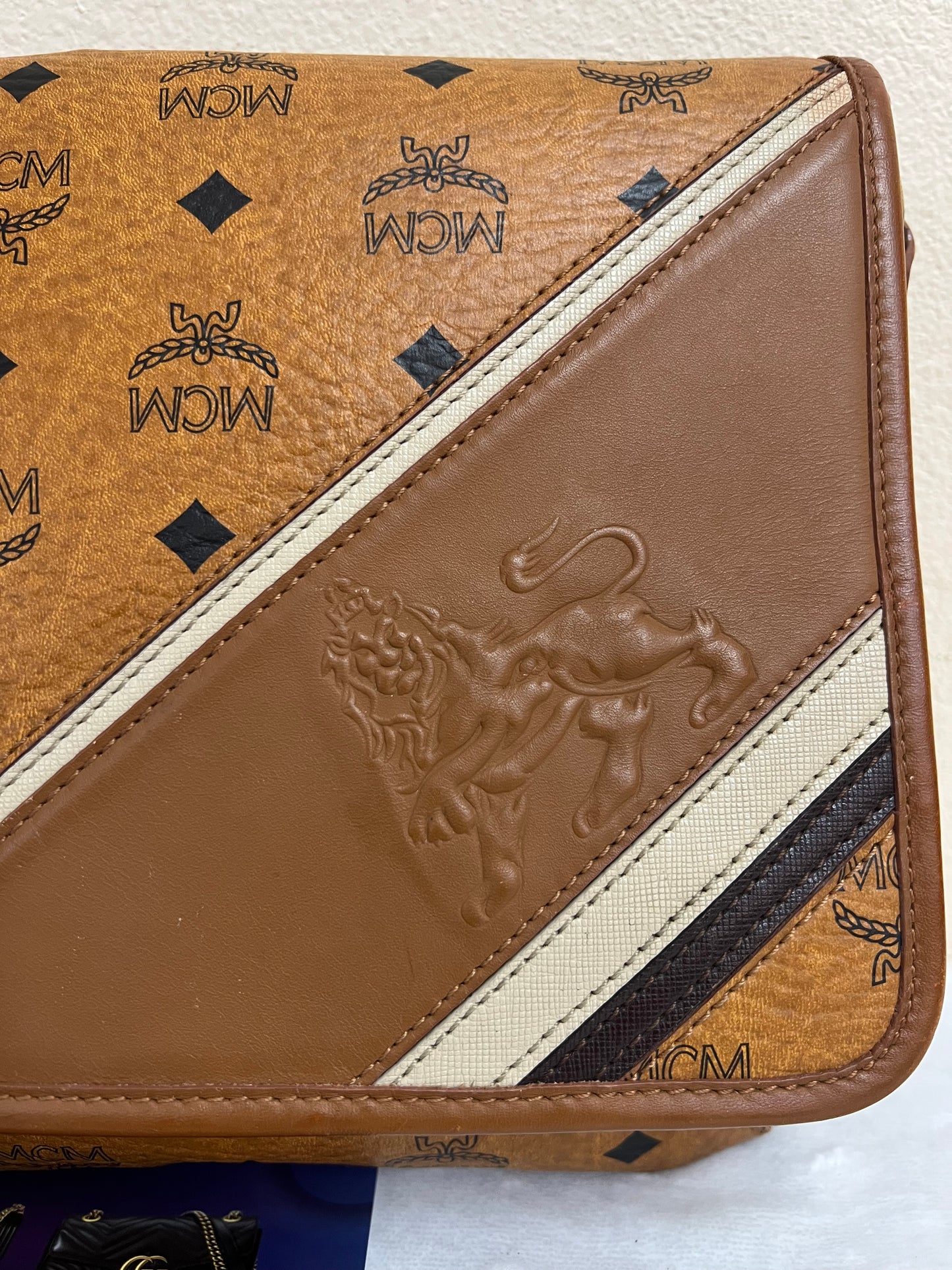 MCM COGNAC CROSSBODY