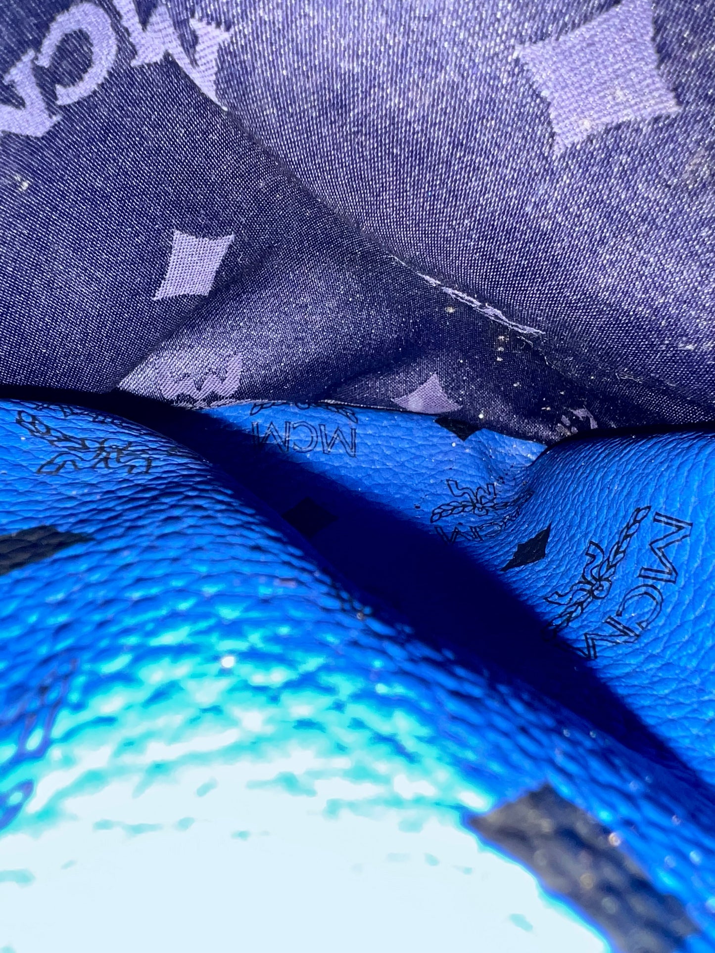 MCM BAGPACK LIMITED EDITION BLUE
