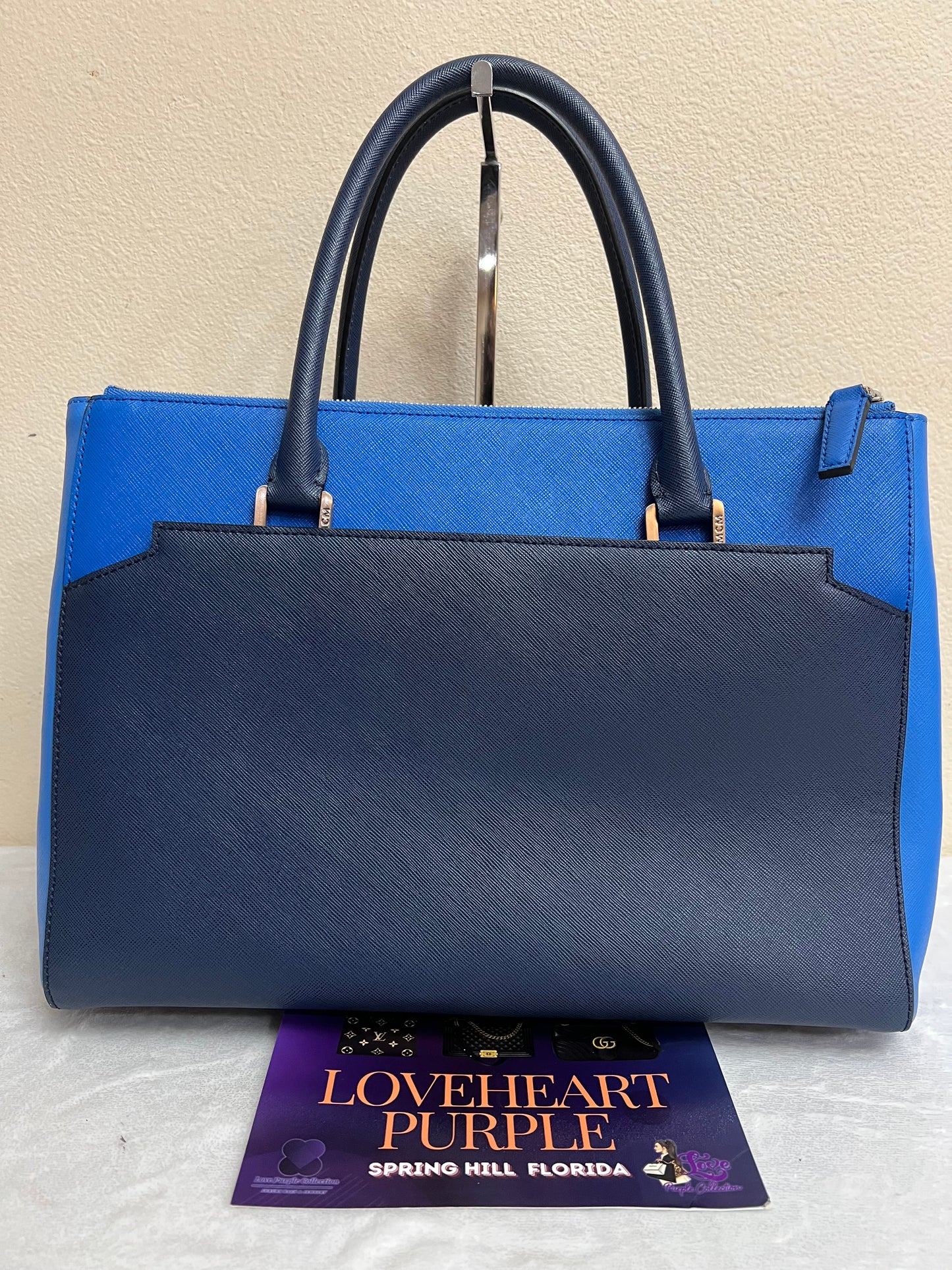 MCM SAFFIANO BLUE