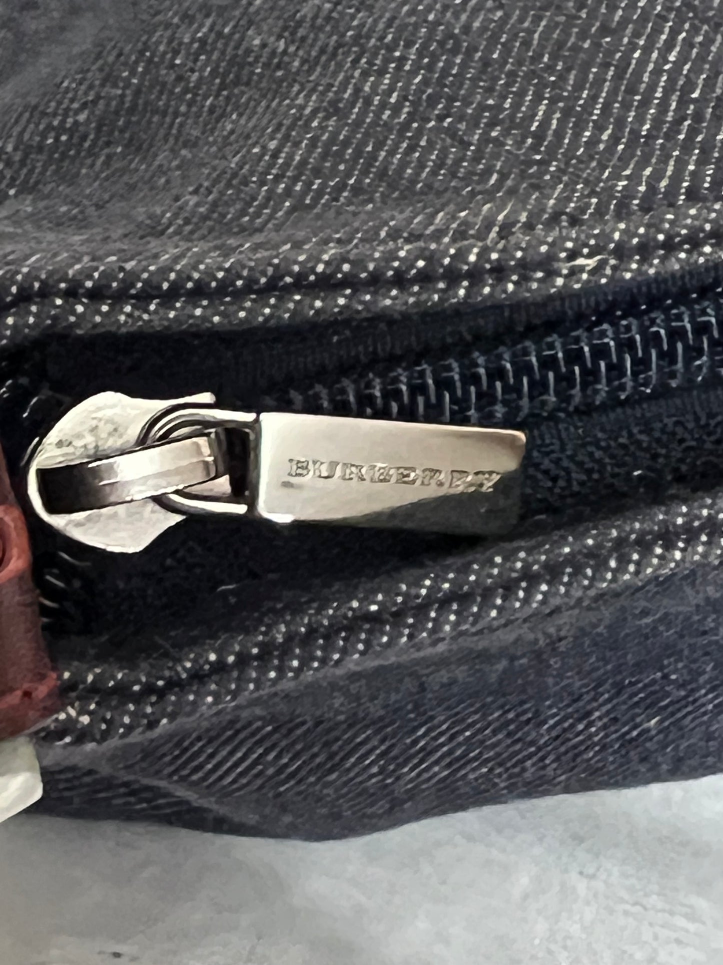BURBERRY DENIM SHOULDER BAG