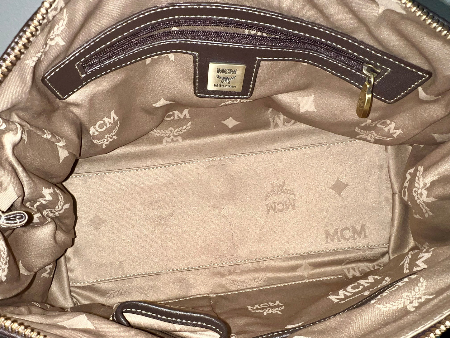 MCM CHOCO BROWN TOTE
