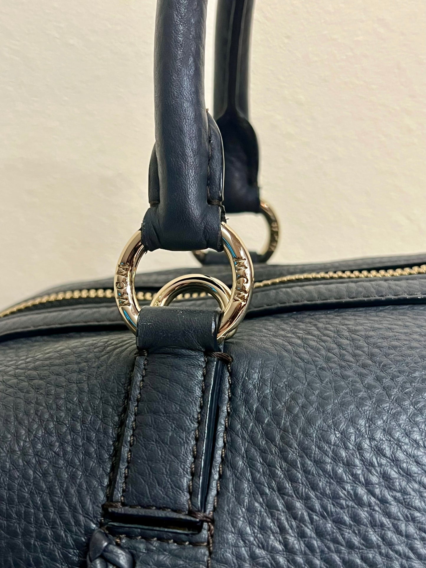MCM BOSTON SOFT LEATHER