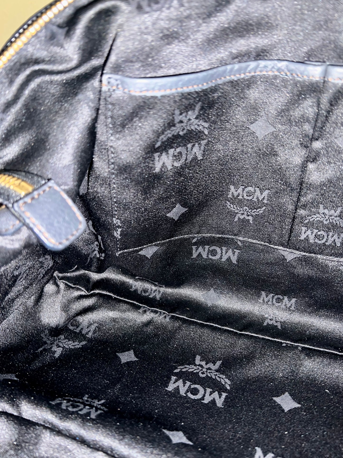 MCM BOSTON SOFT LEATHER