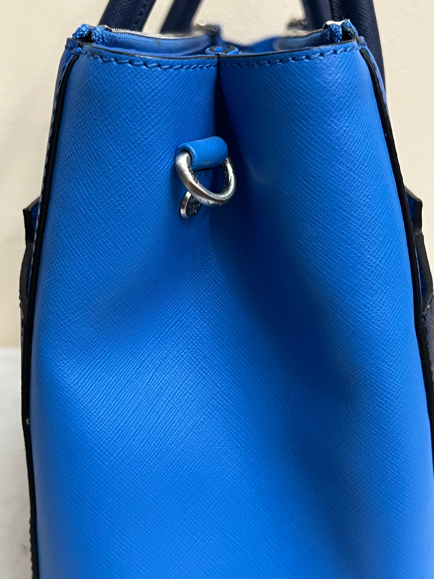 MCM SAFFIANO BLUE