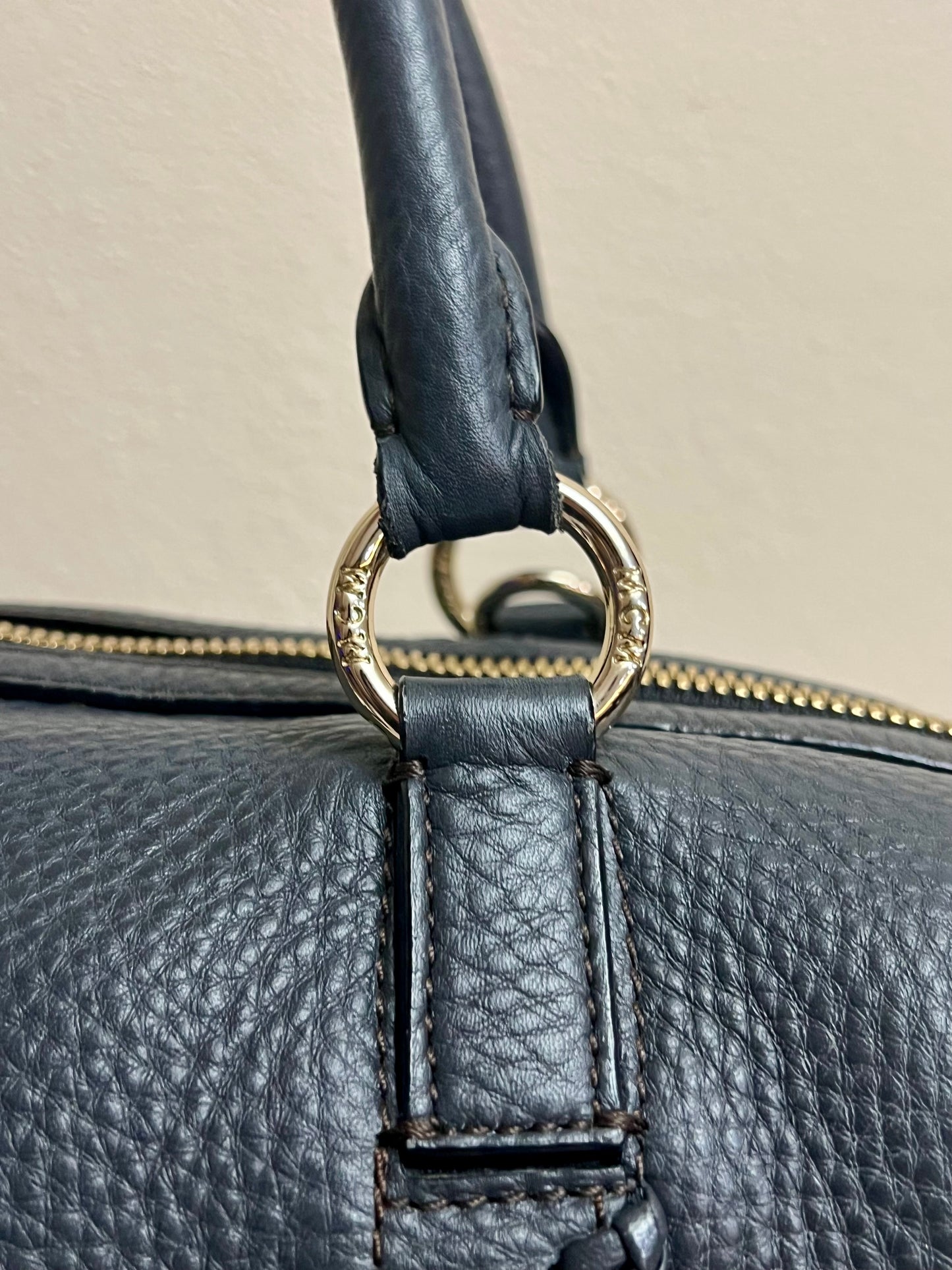 MCM BOSTON SOFT LEATHER