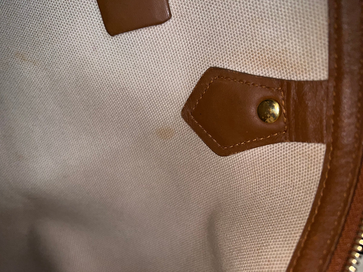 MCM DUFFLE 40 COGNAC