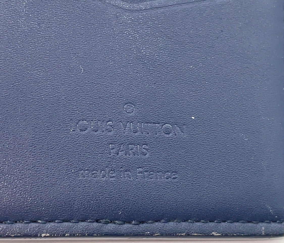 POCKET ORGANIZER BLUE WATERCOLOR