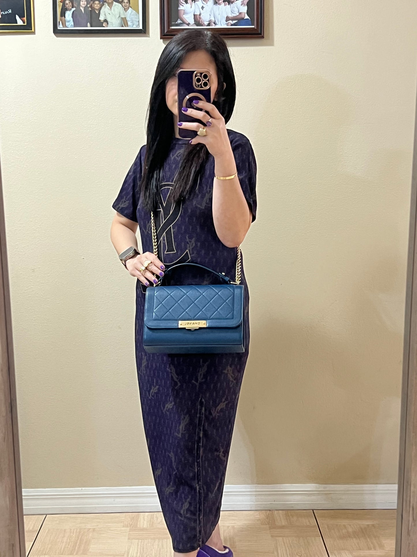 LABEL CLICK FLAP BLUE