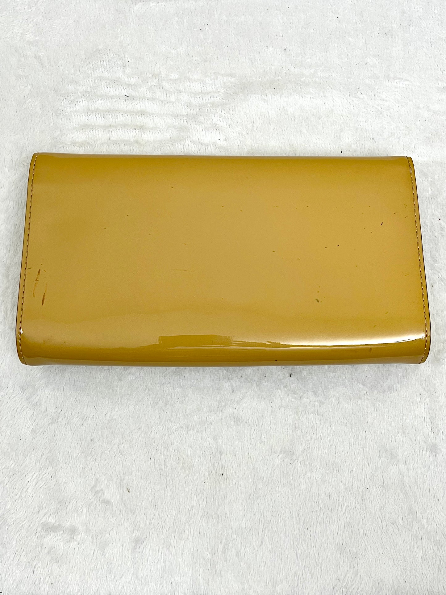 LOUISE CLUTCH VERNIS YELLOW