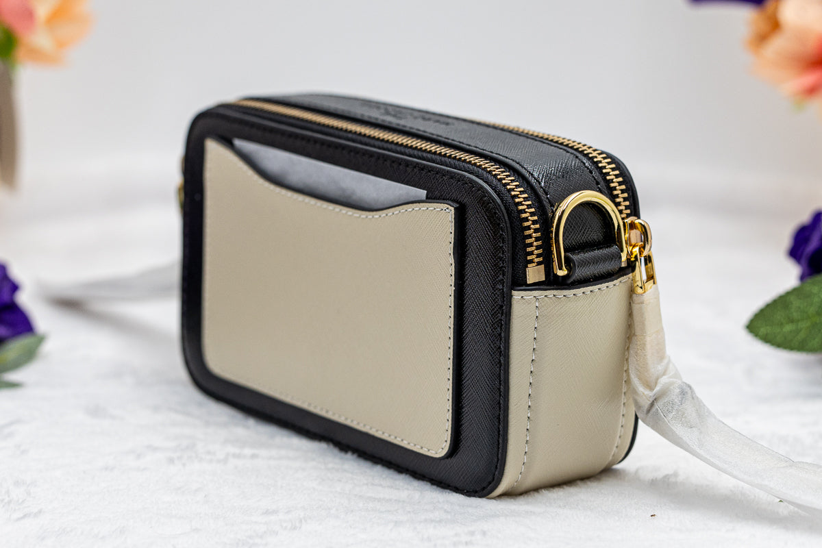 Marc Jacobs Camera Bag Cream and Black