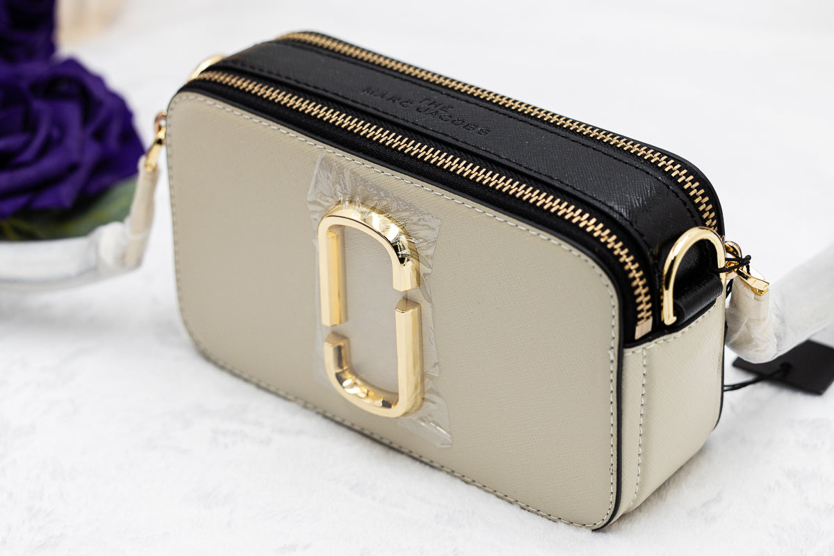 Marc Jacobs Camera Bag Cream and Black