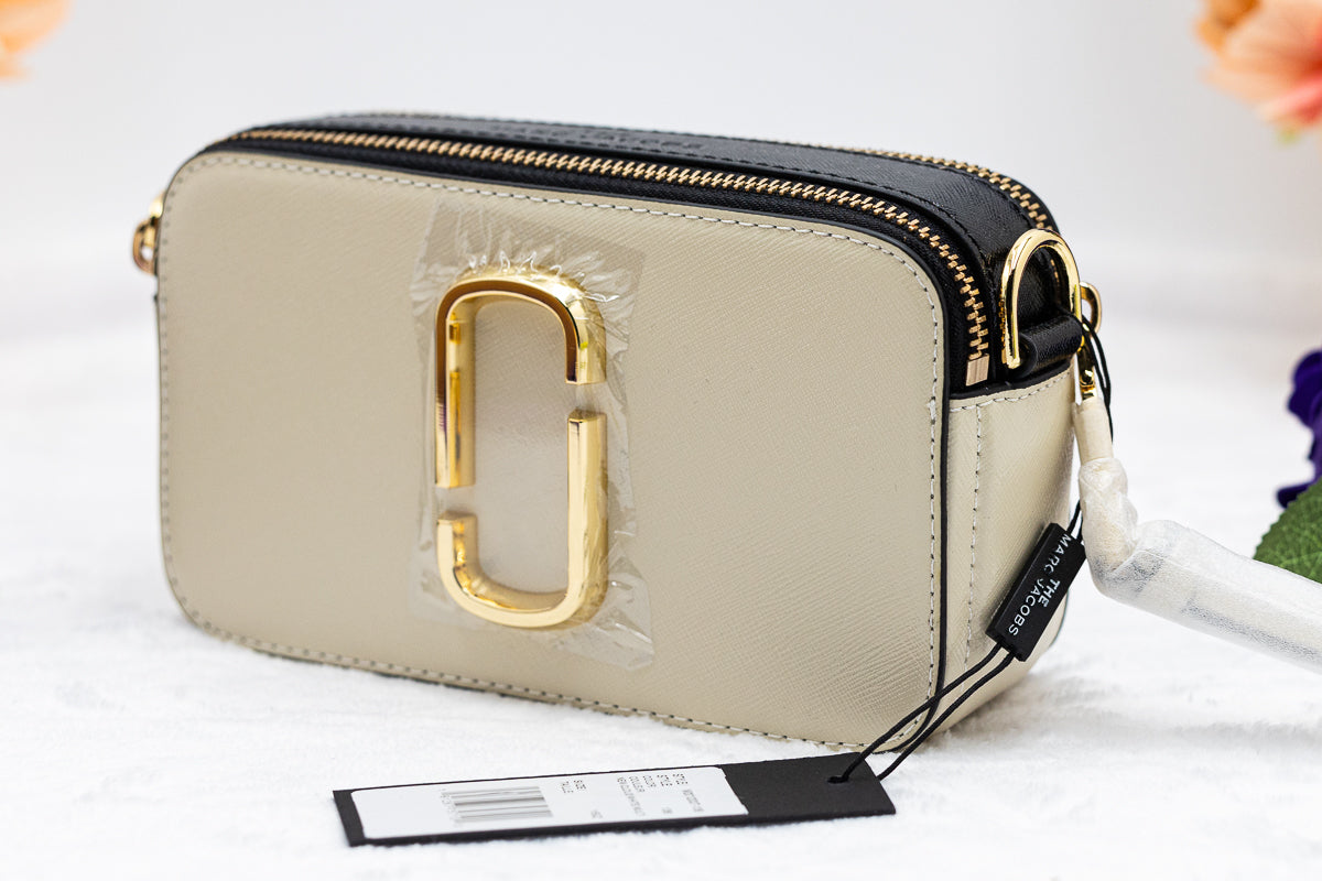 Marc Jacobs Camera Bag Cream and Black