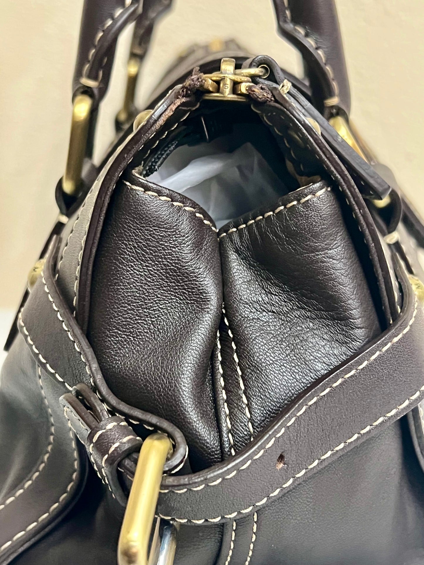 MCM CHOCO BROWN TOTE