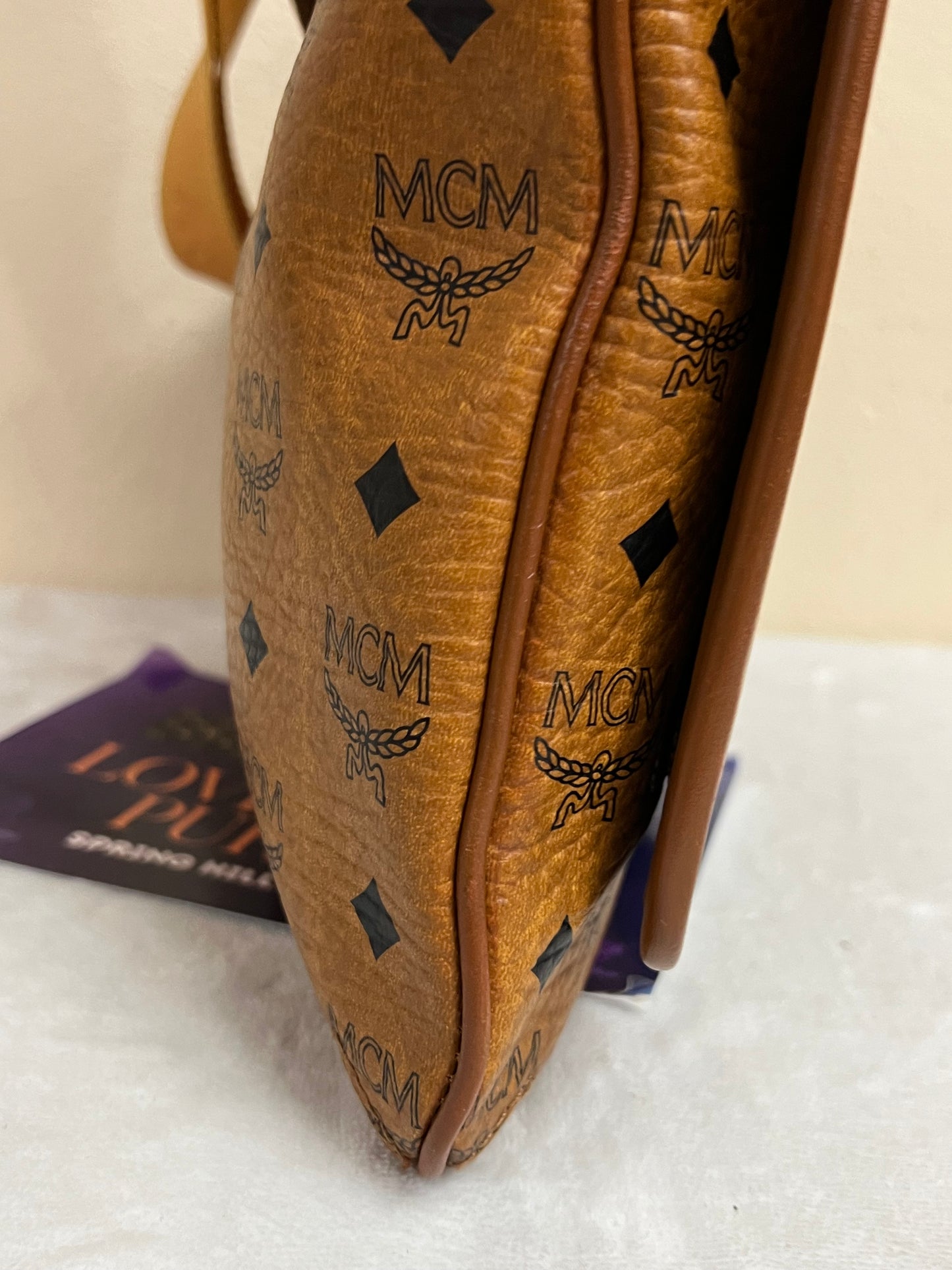 MCM COGNAC CROSSBODY