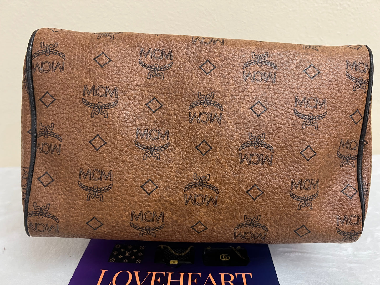 MCM BOSTON CHOCO 25 w/ BONE
