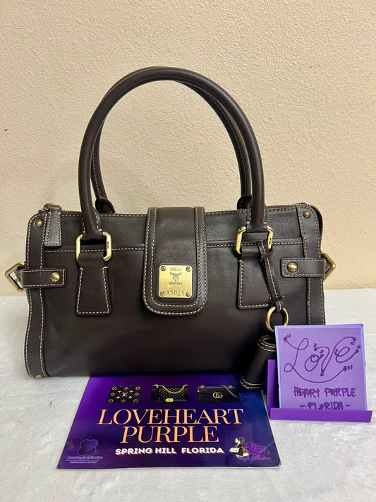 MCM CHOCO BROWN TOTE