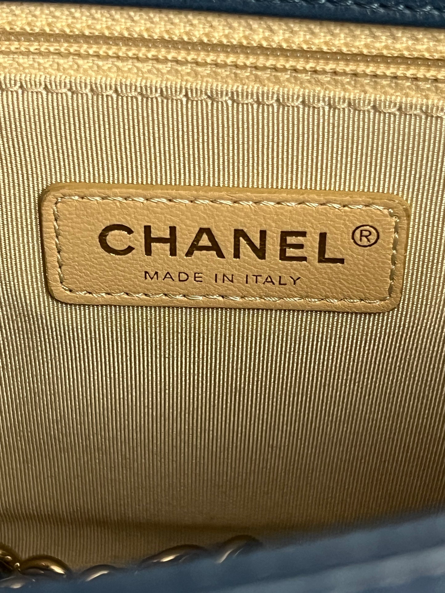 LABEL CLICK FLAP BLUE