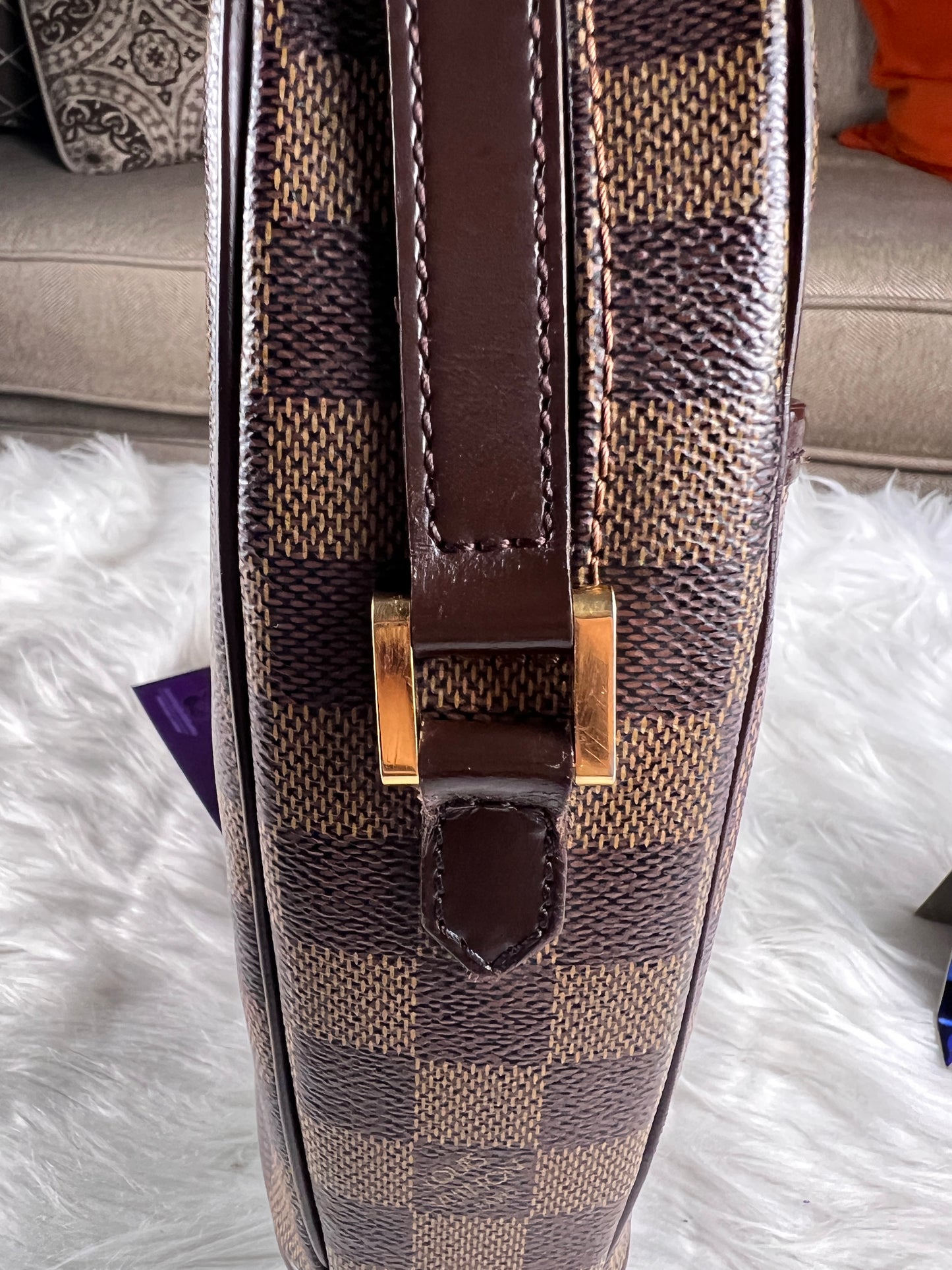 IPANEMA PM CROSSBODY DAMIER EBENE