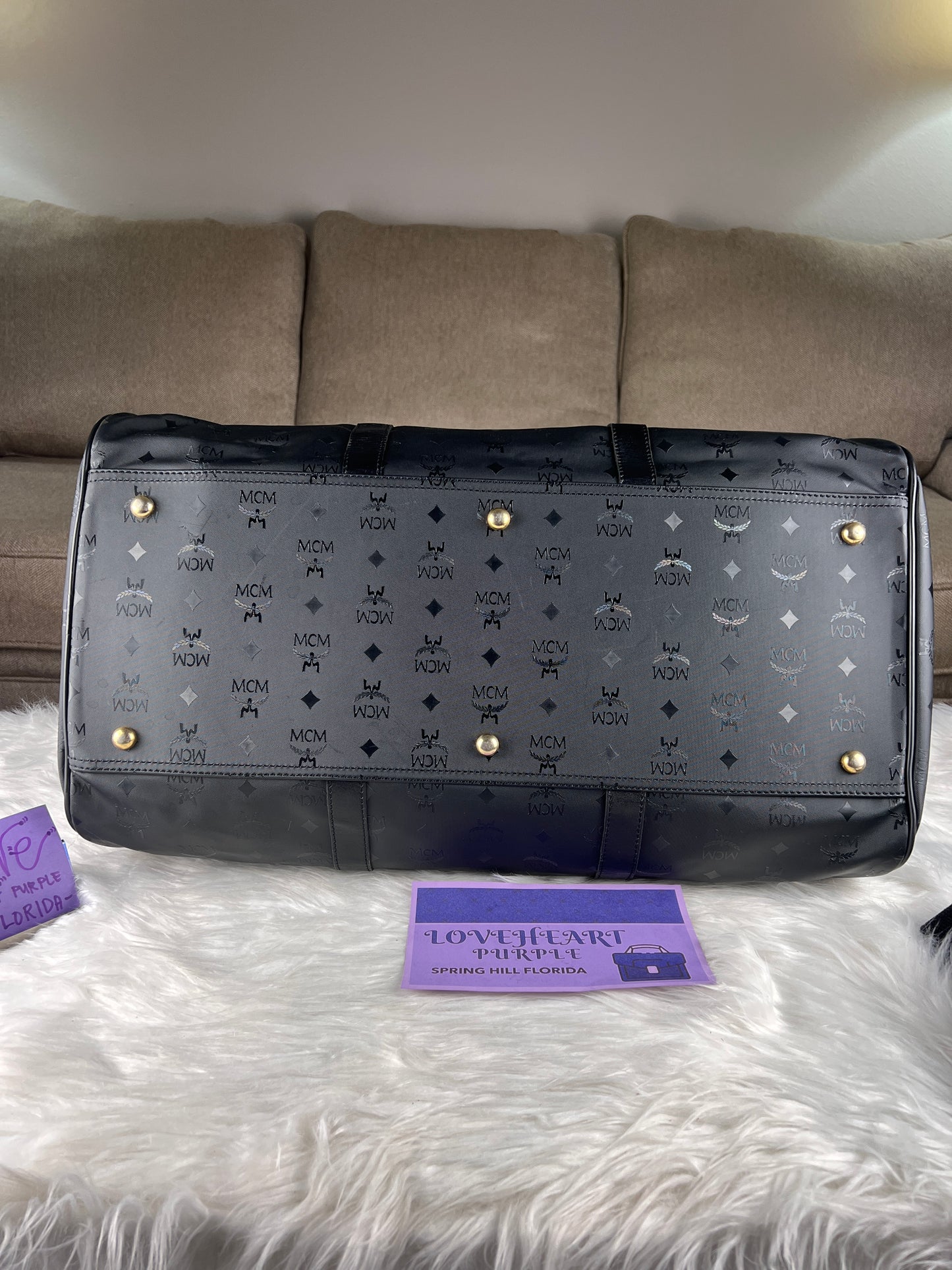 MCM TRAVEL BAG BLACK 60