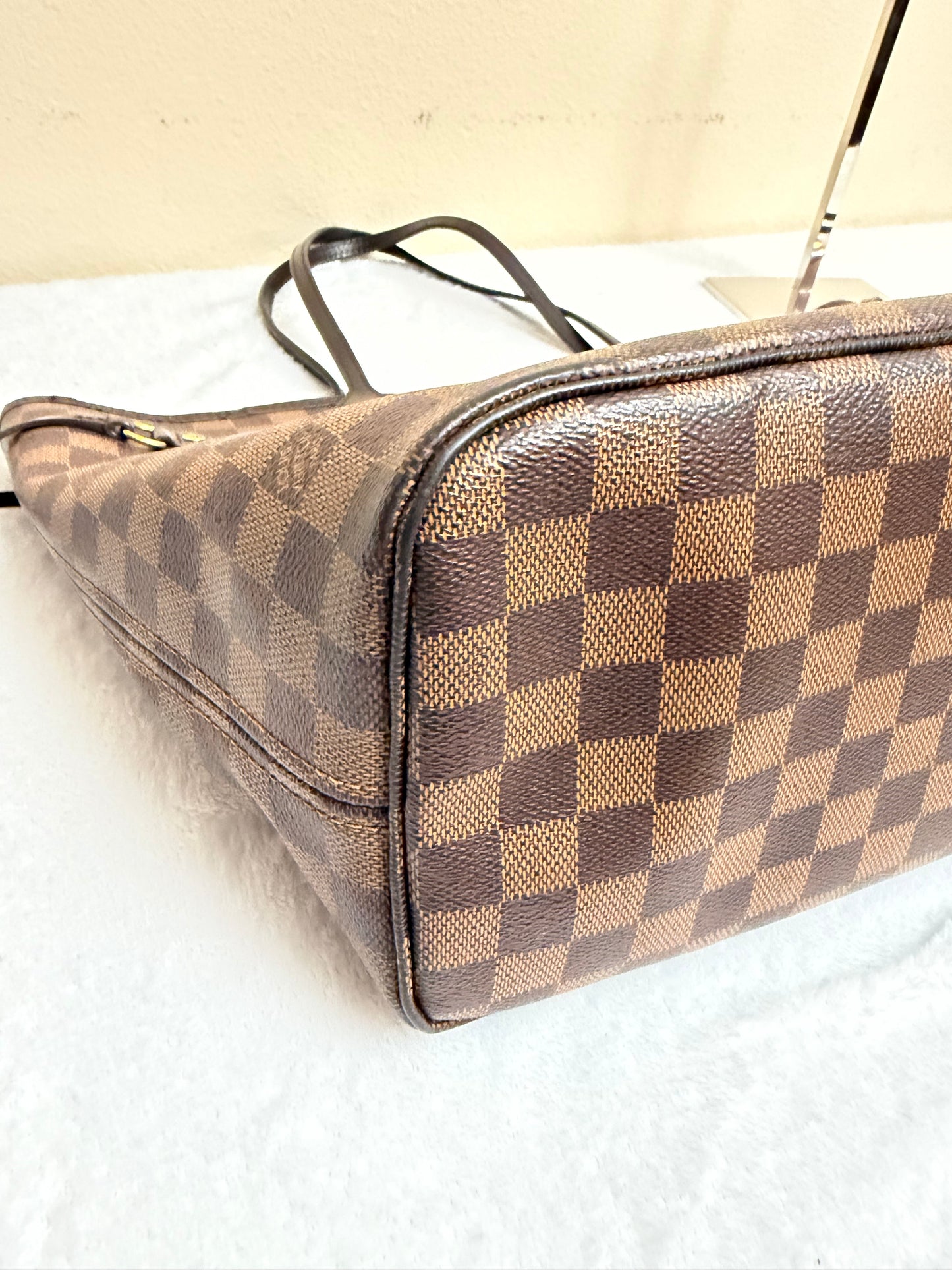 NEVERFULL MM W/ POUCH DAMIER EBENE