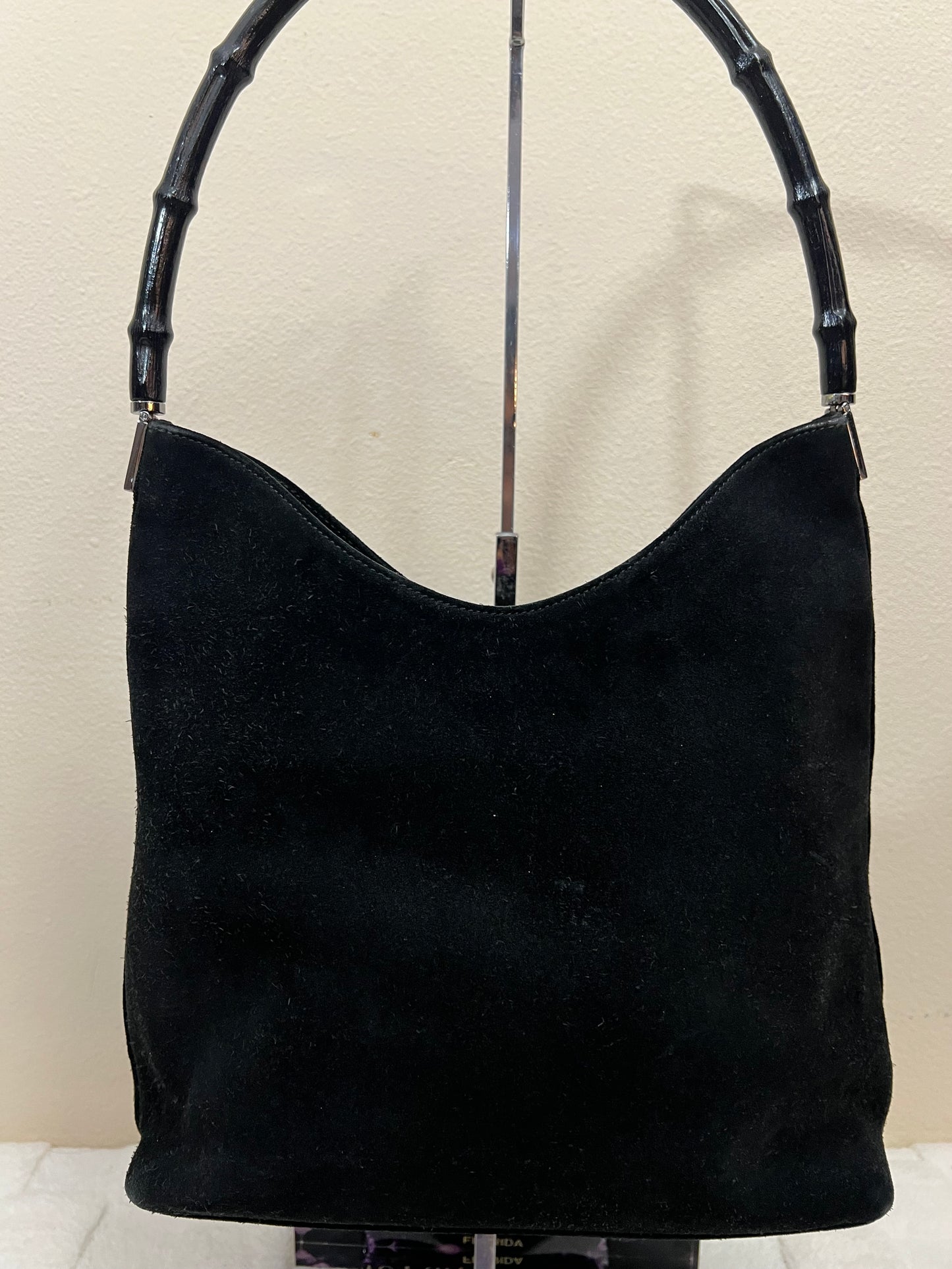 BAMBOO SHOULDER BAG BALCK