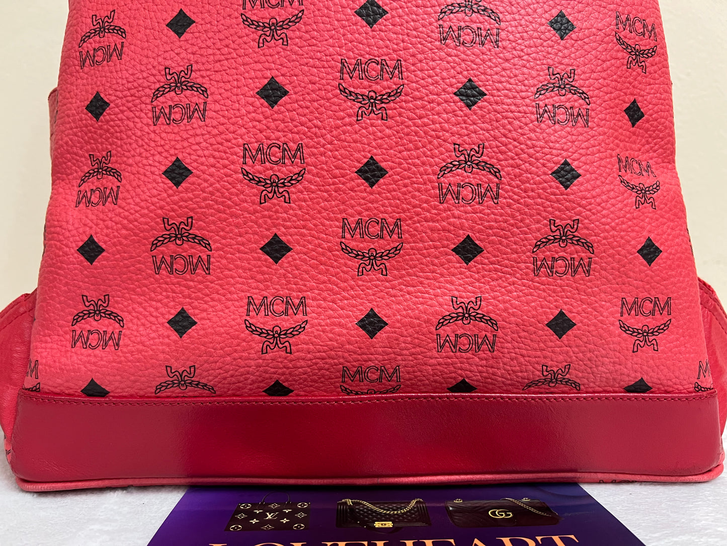 MCM RED BAGPACK LTD