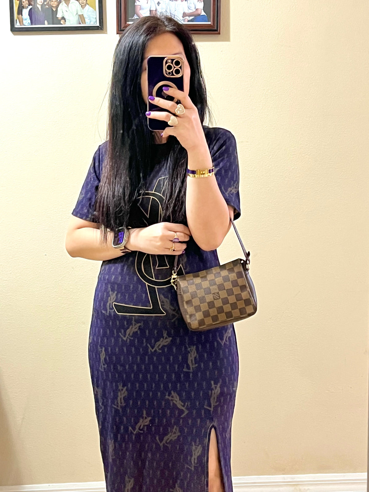 MINI POCHETTE DAMIER