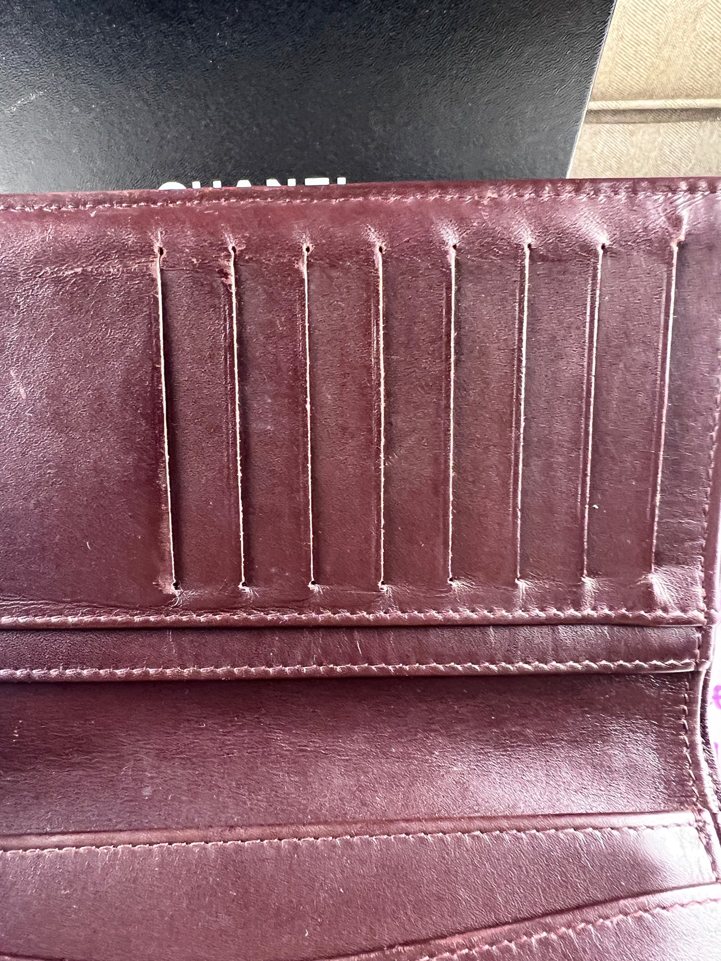 LONG WALLET BIFOLD CAVIAR GHW