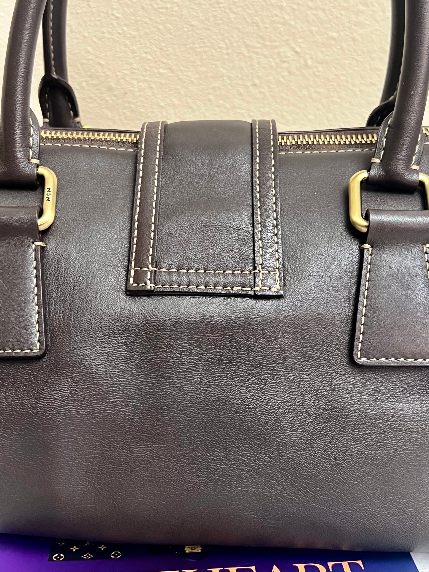 MCM CHOCO BROWN TOTE
