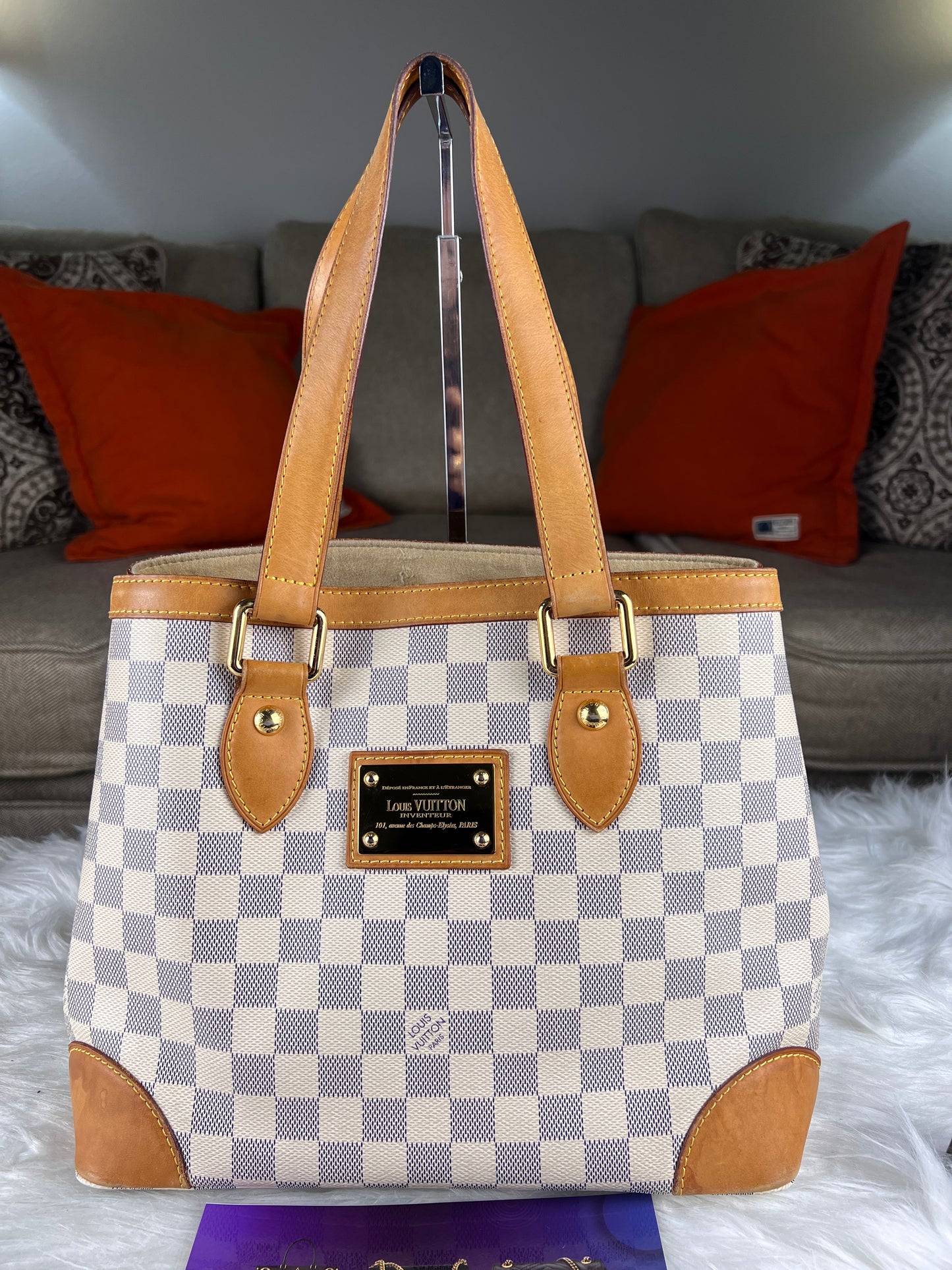 HAMPSTEAD DAMIER AZUR PM