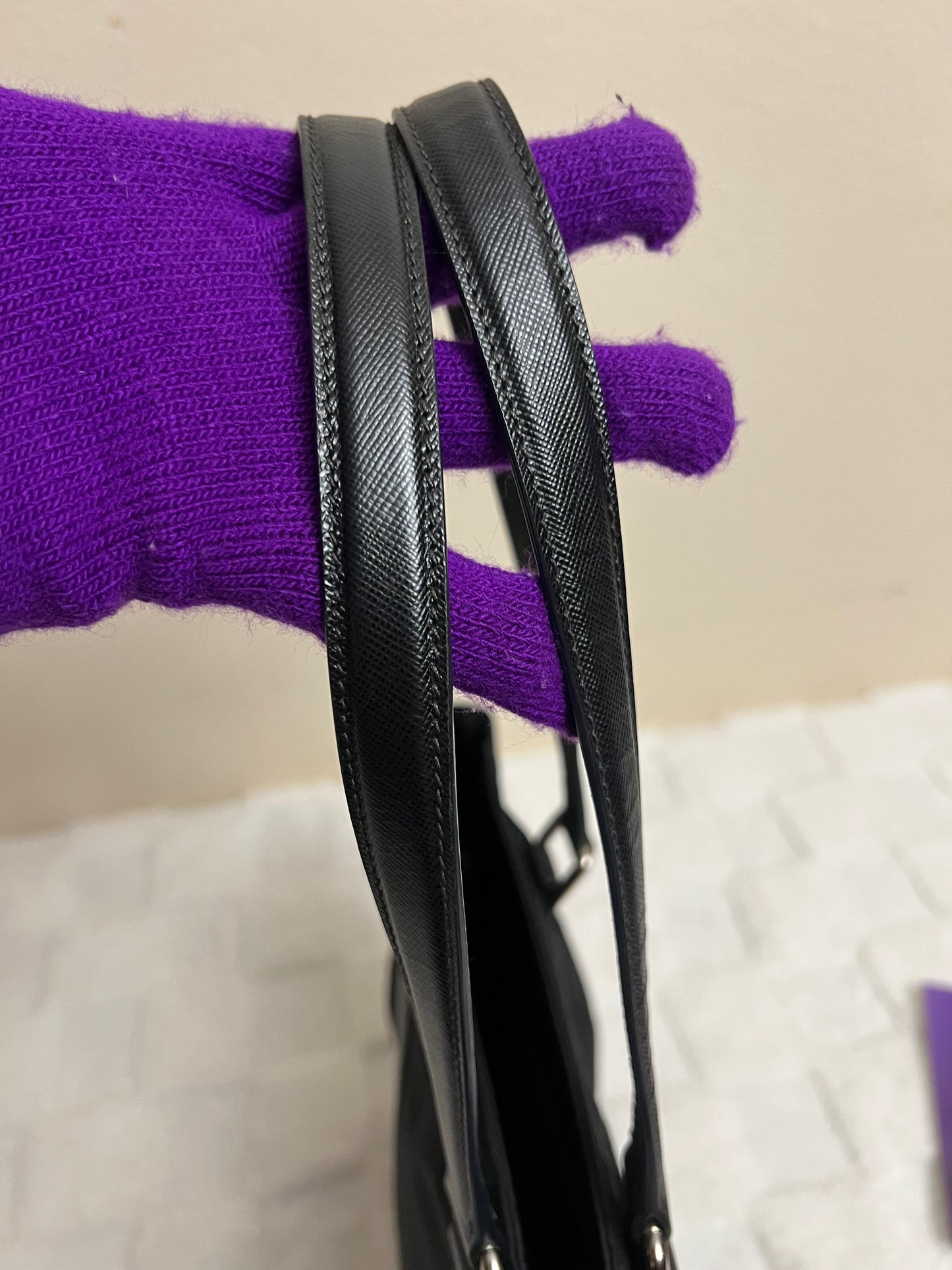 P_R_A_D_A TOTE BAG BLACK