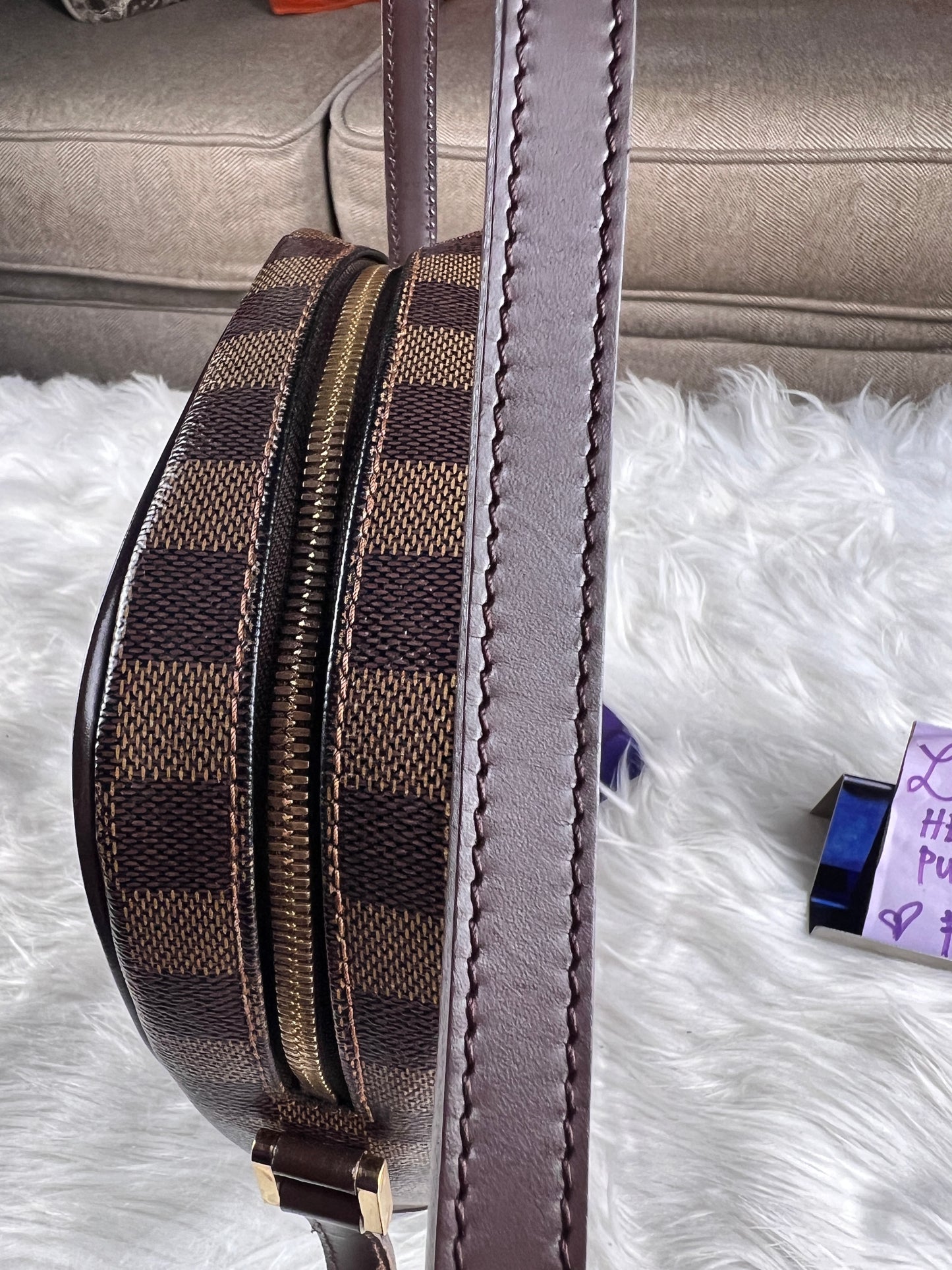 IPANEMA PM CROSSBODY DAMIER EBENE