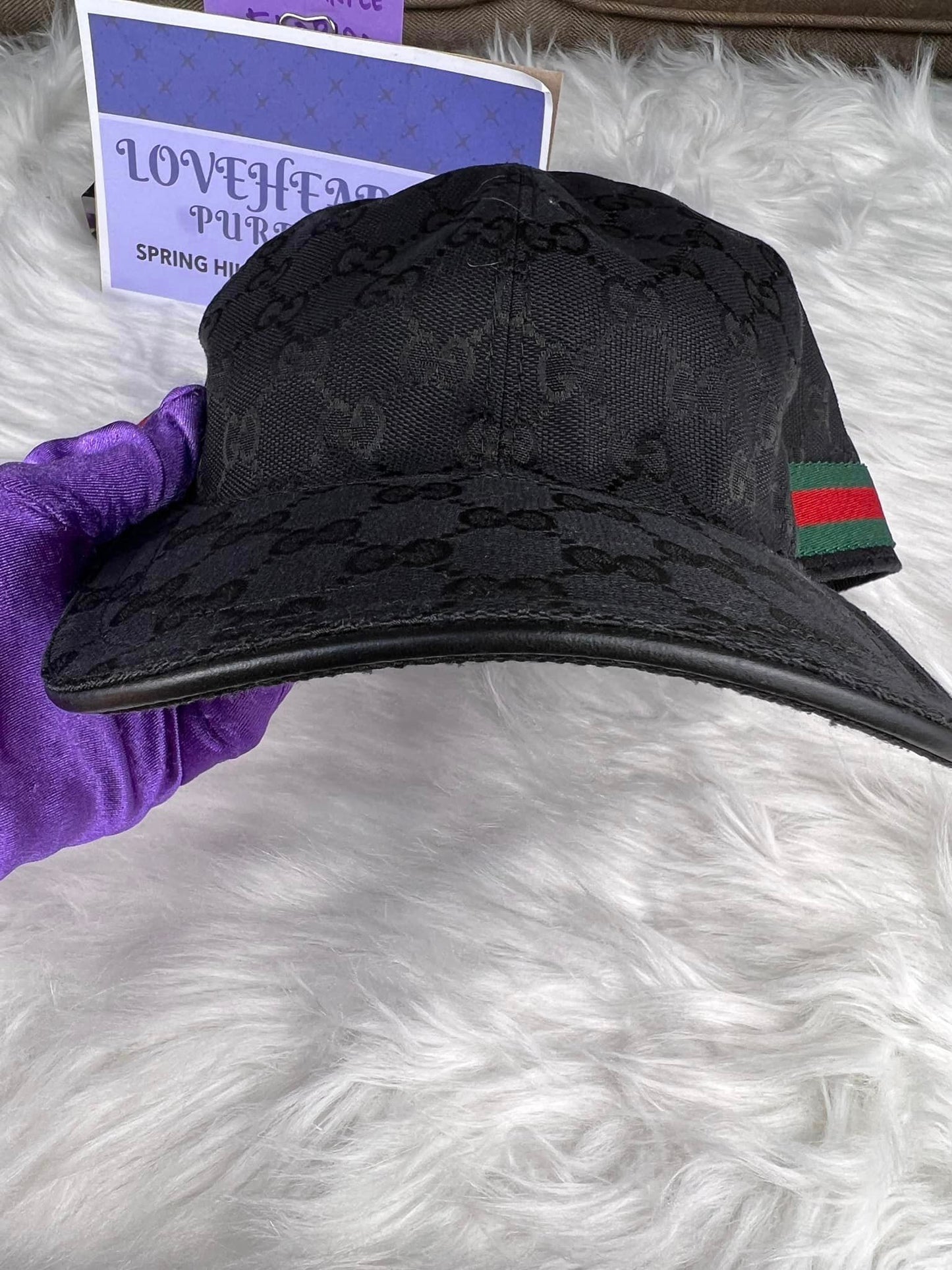 Gucci BASEBALL CAP BLACK