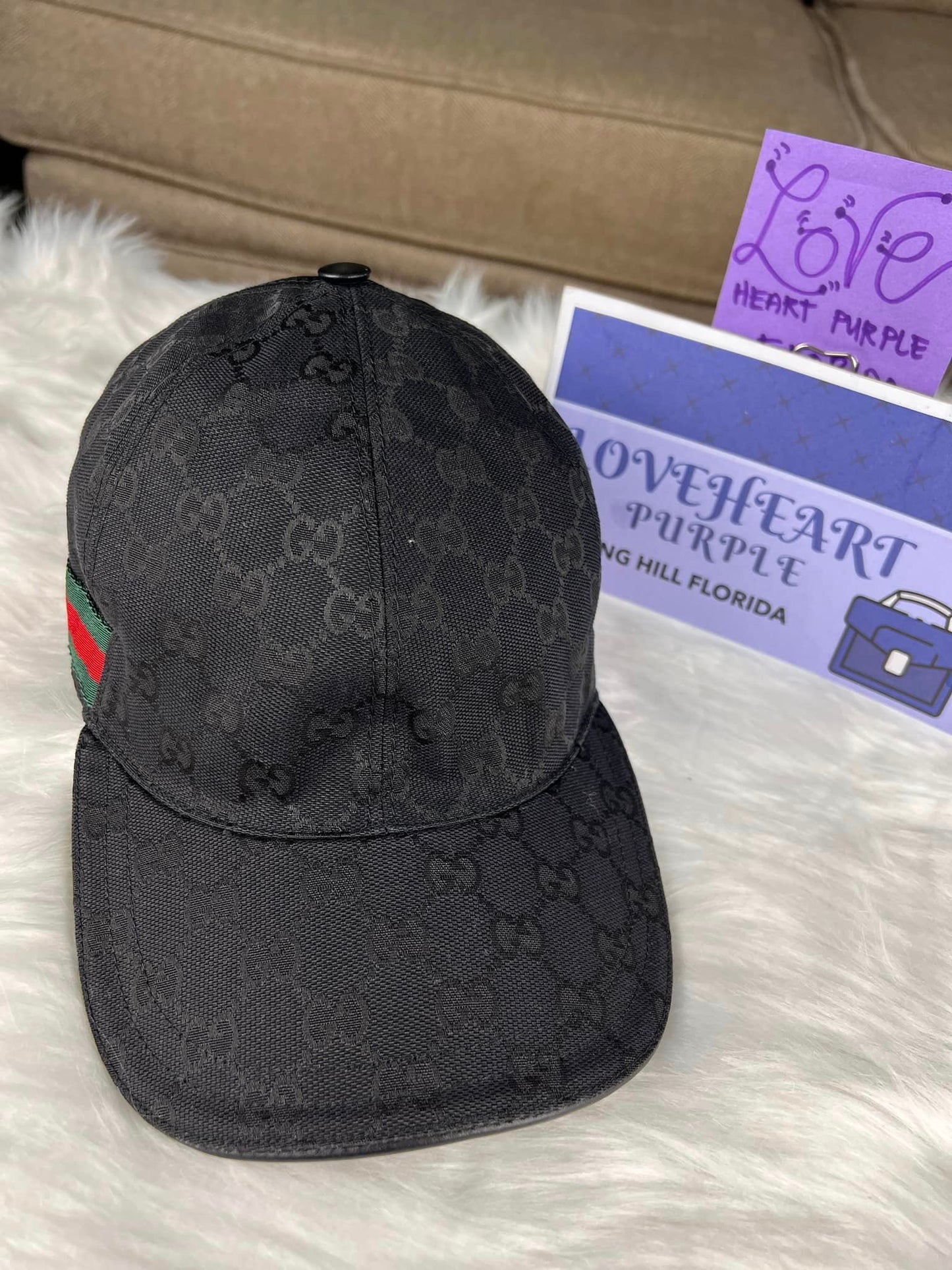 Gucci BASEBALL CAP BLACK