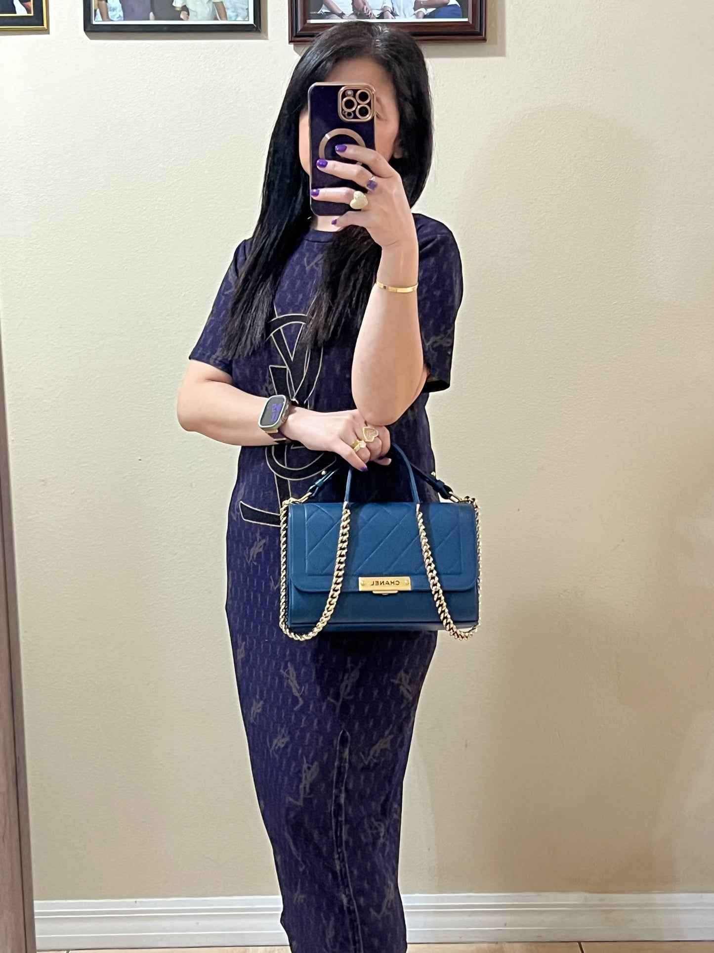 LABEL CLICK FLAP BLUE