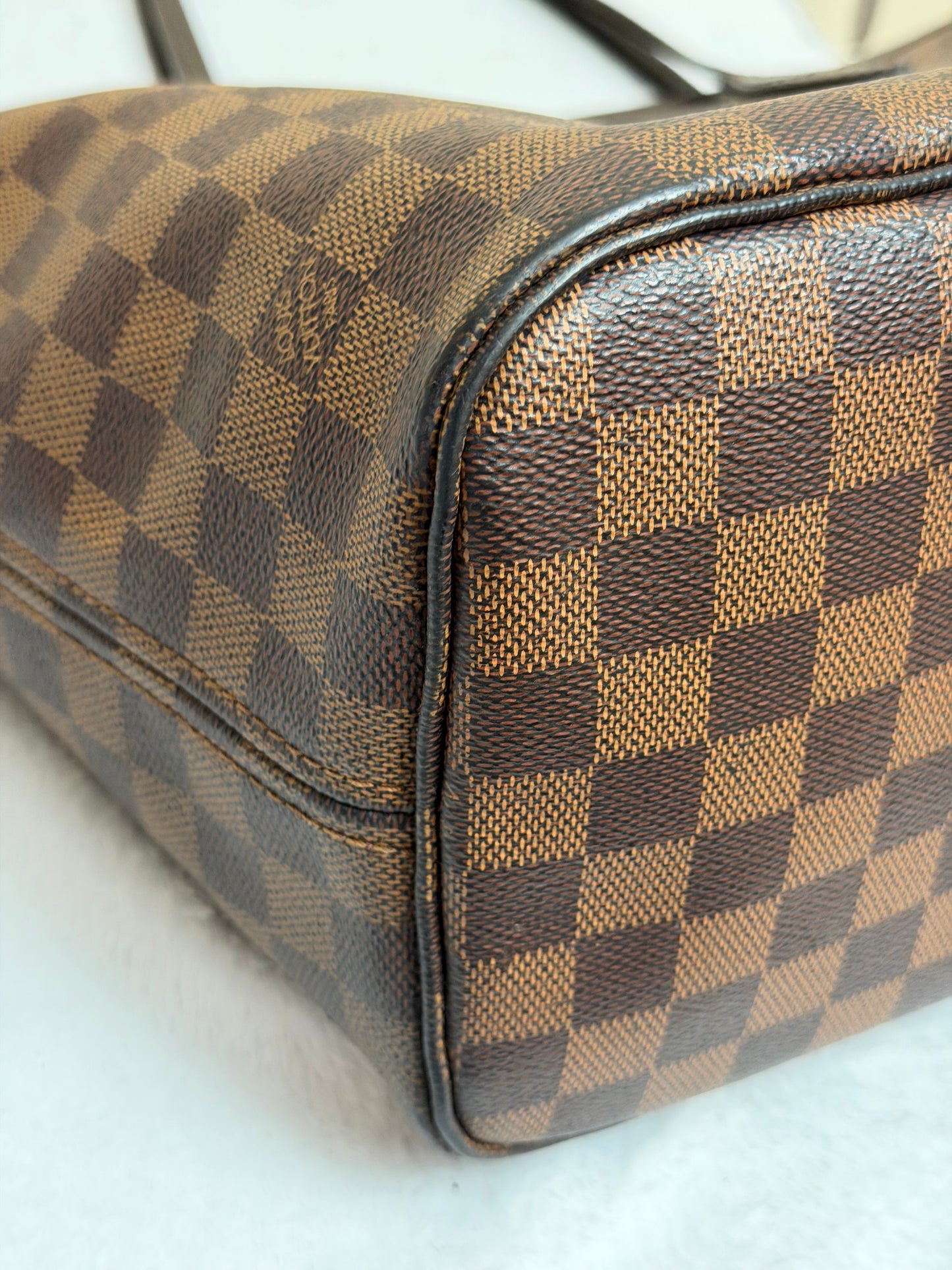 NEVERFULL MM W/ POUCH DAMIER EBENE