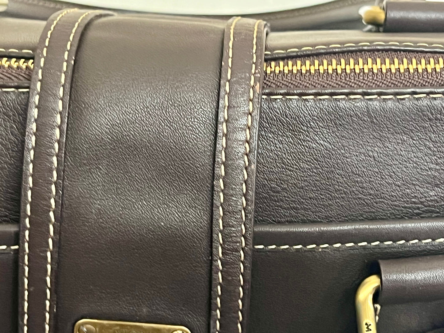 MCM CHOCO BROWN TOTE