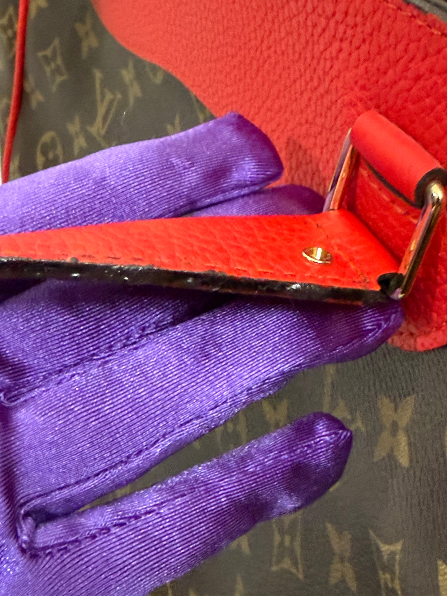 ESTRELA NM MONOGRAM RED