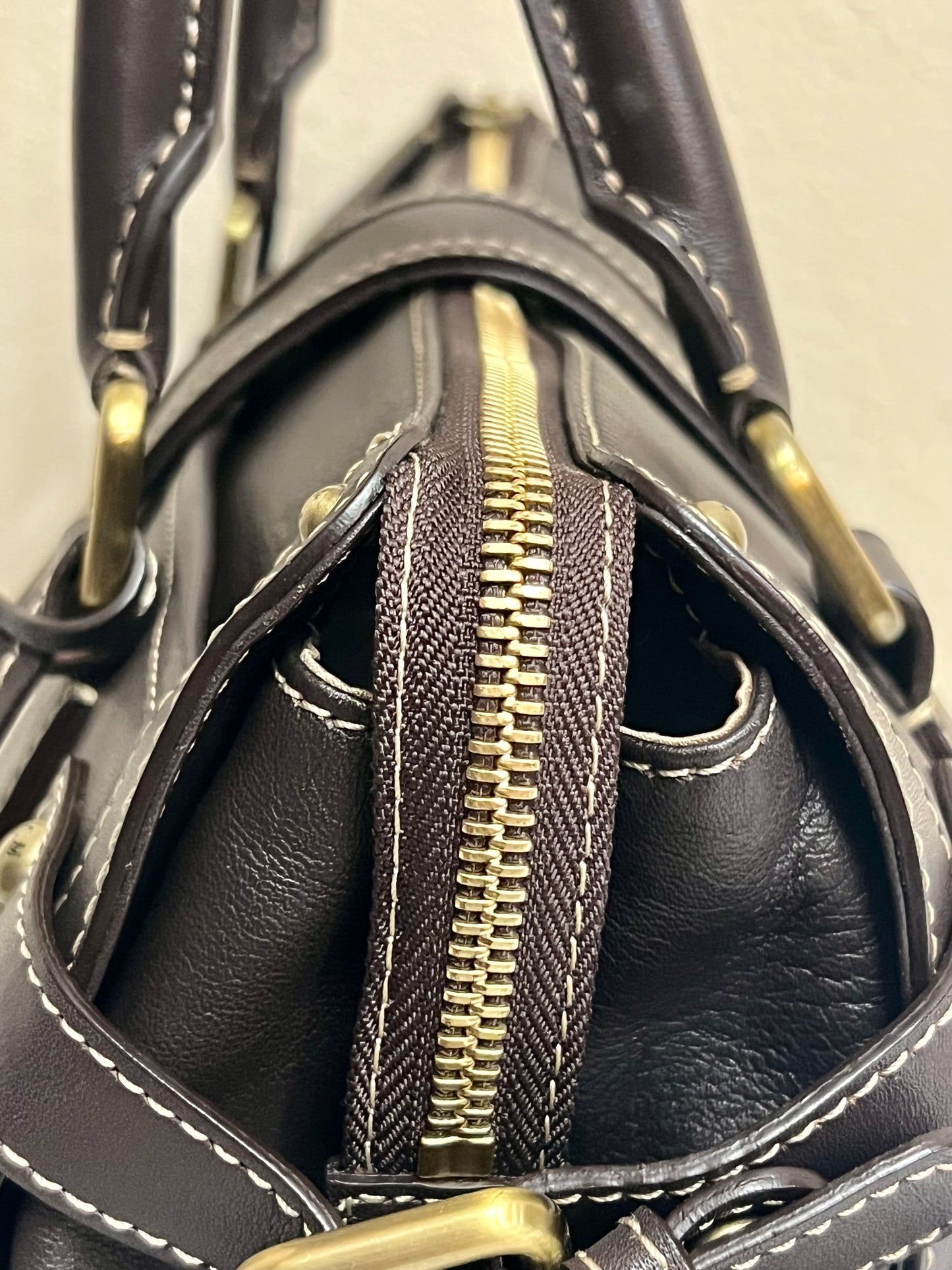MCM CHOCO BROWN TOTE
