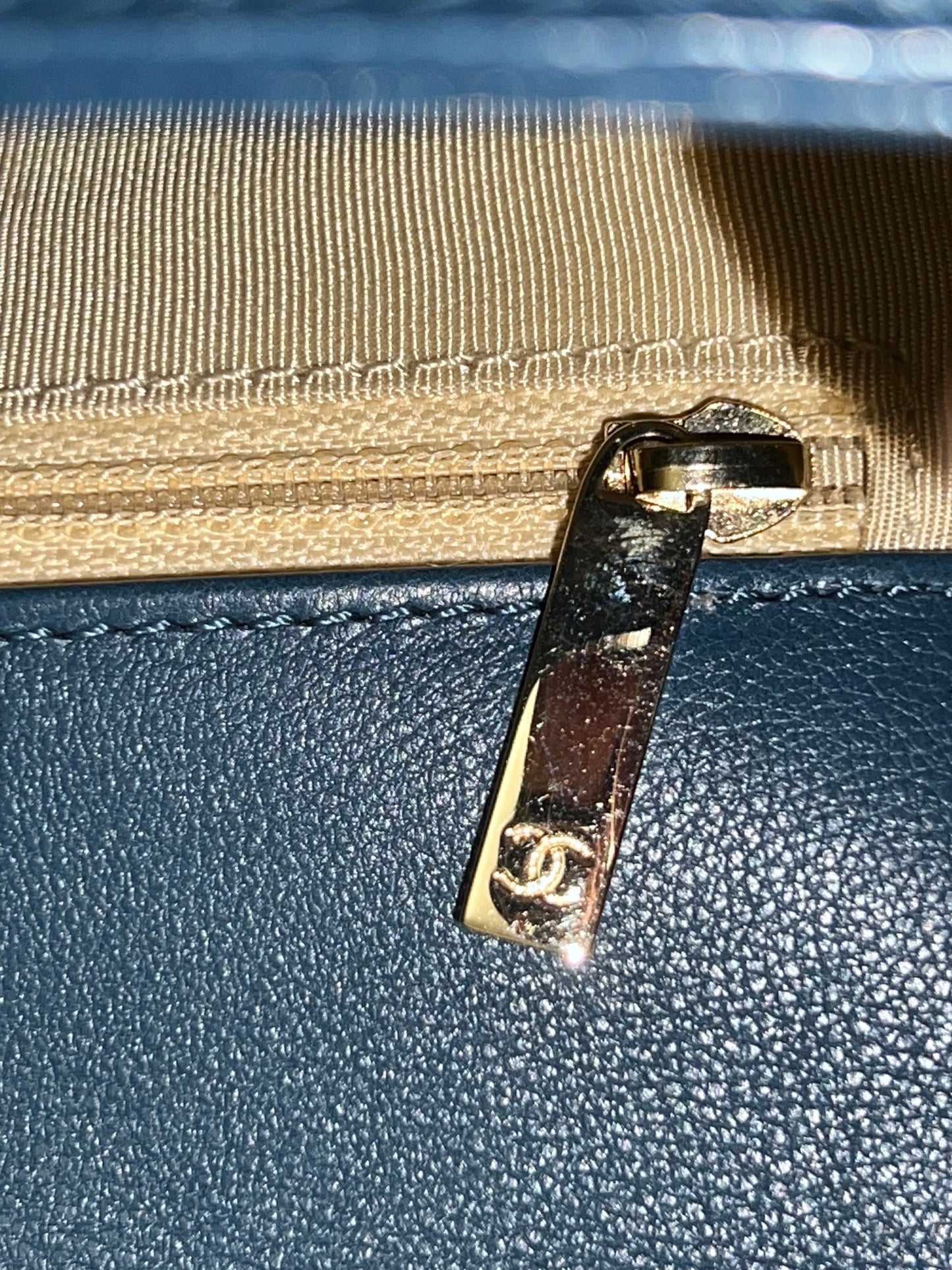 LABEL CLICK FLAP BLUE
