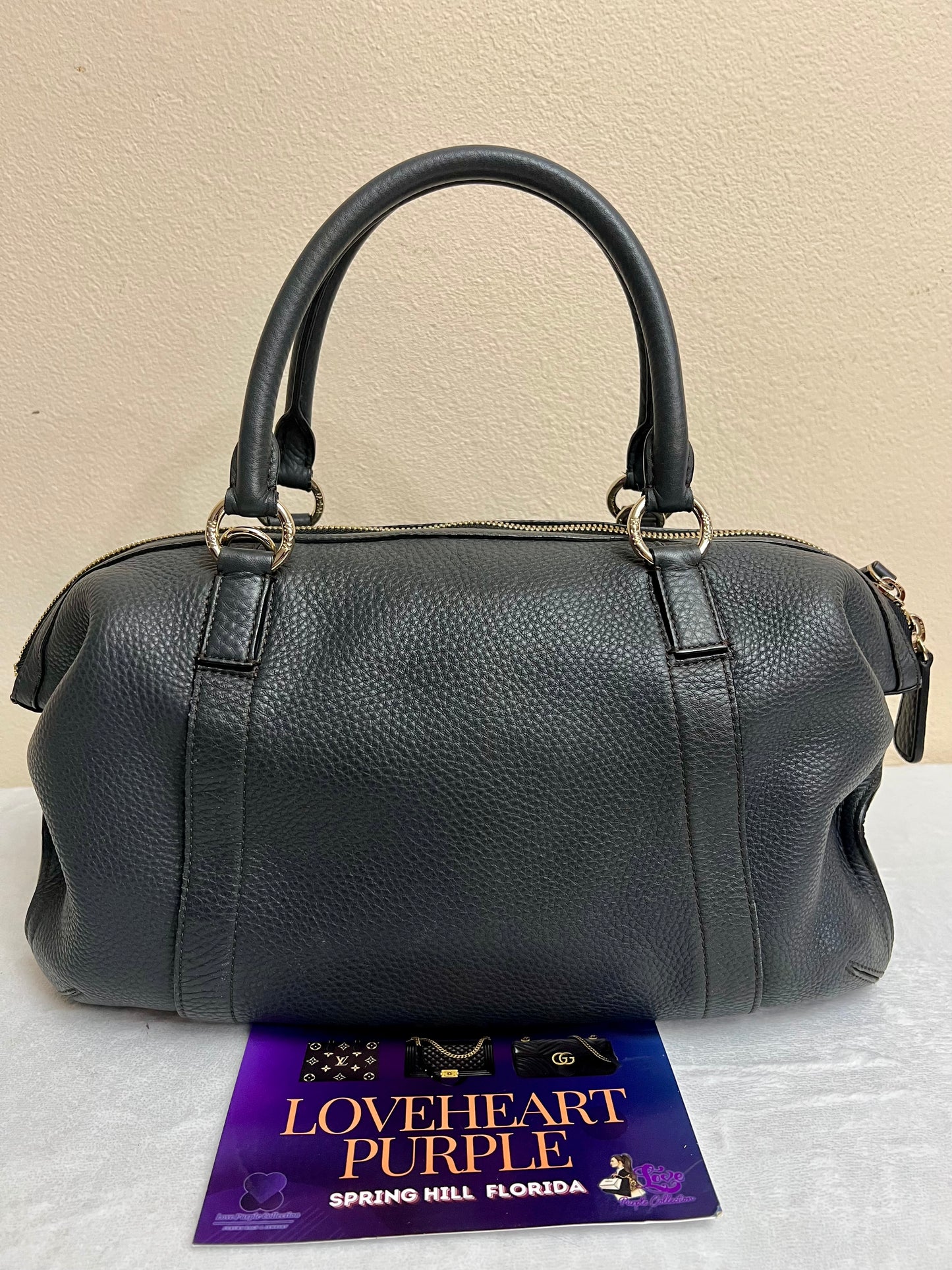 MCM BOSTON SOFT LEATHER