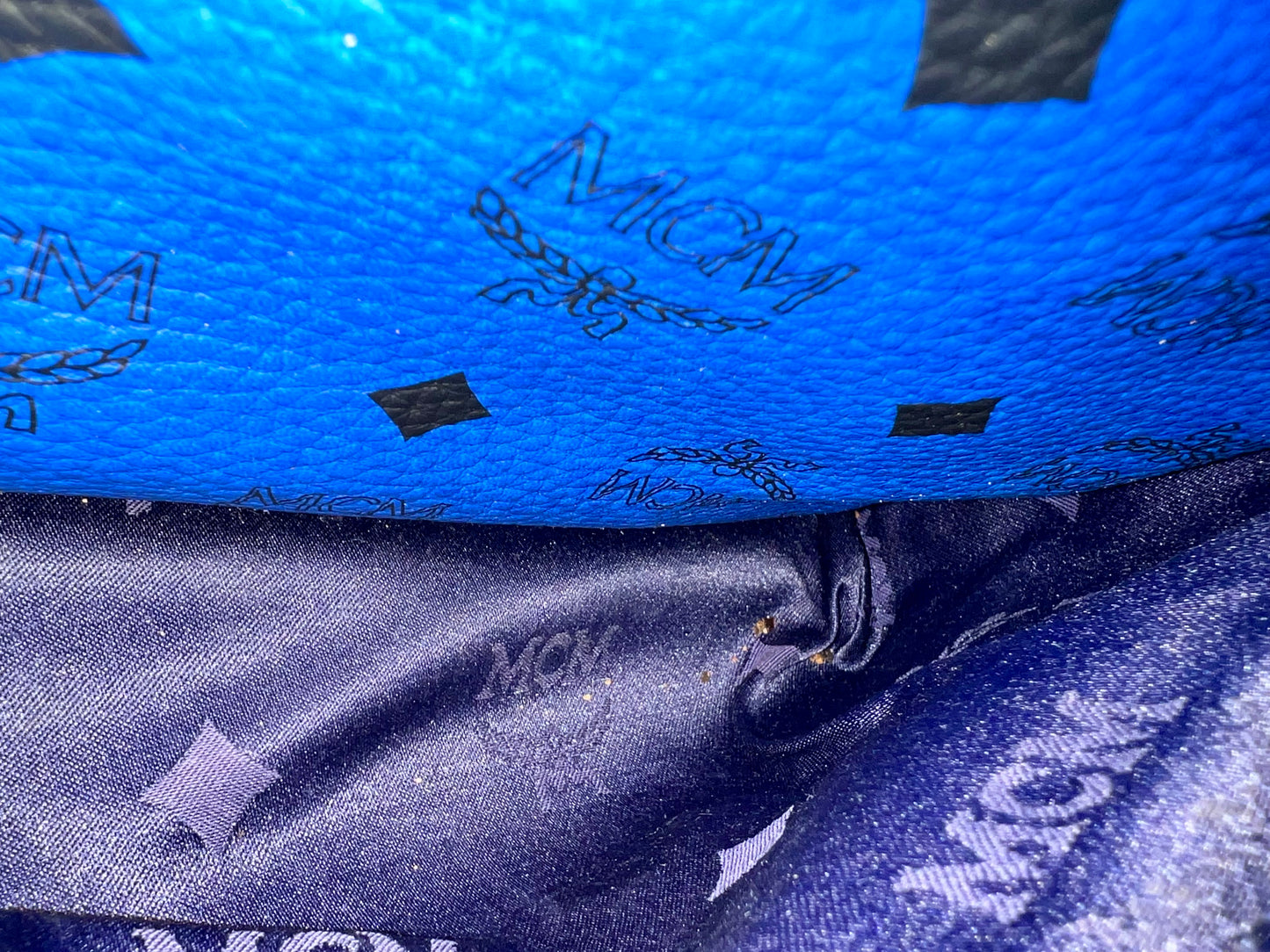 MCM BAGPACK LIMITED EDITION BLUE