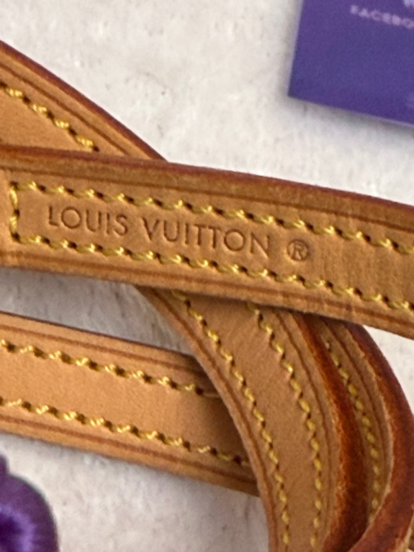 VACHETTA STRAP LOUIS VUITTON