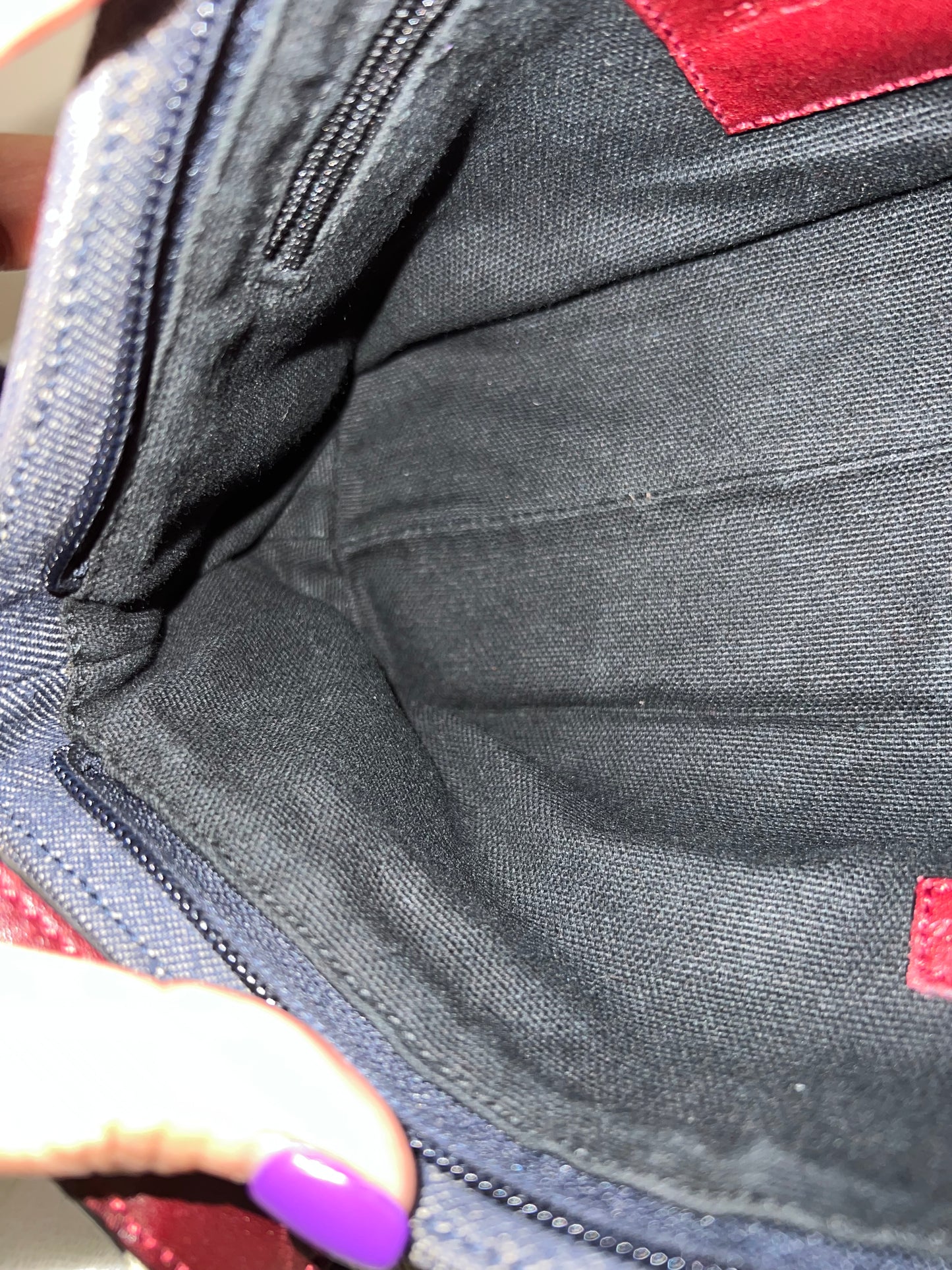 BURBERRY DENIM SHOULDER BAG