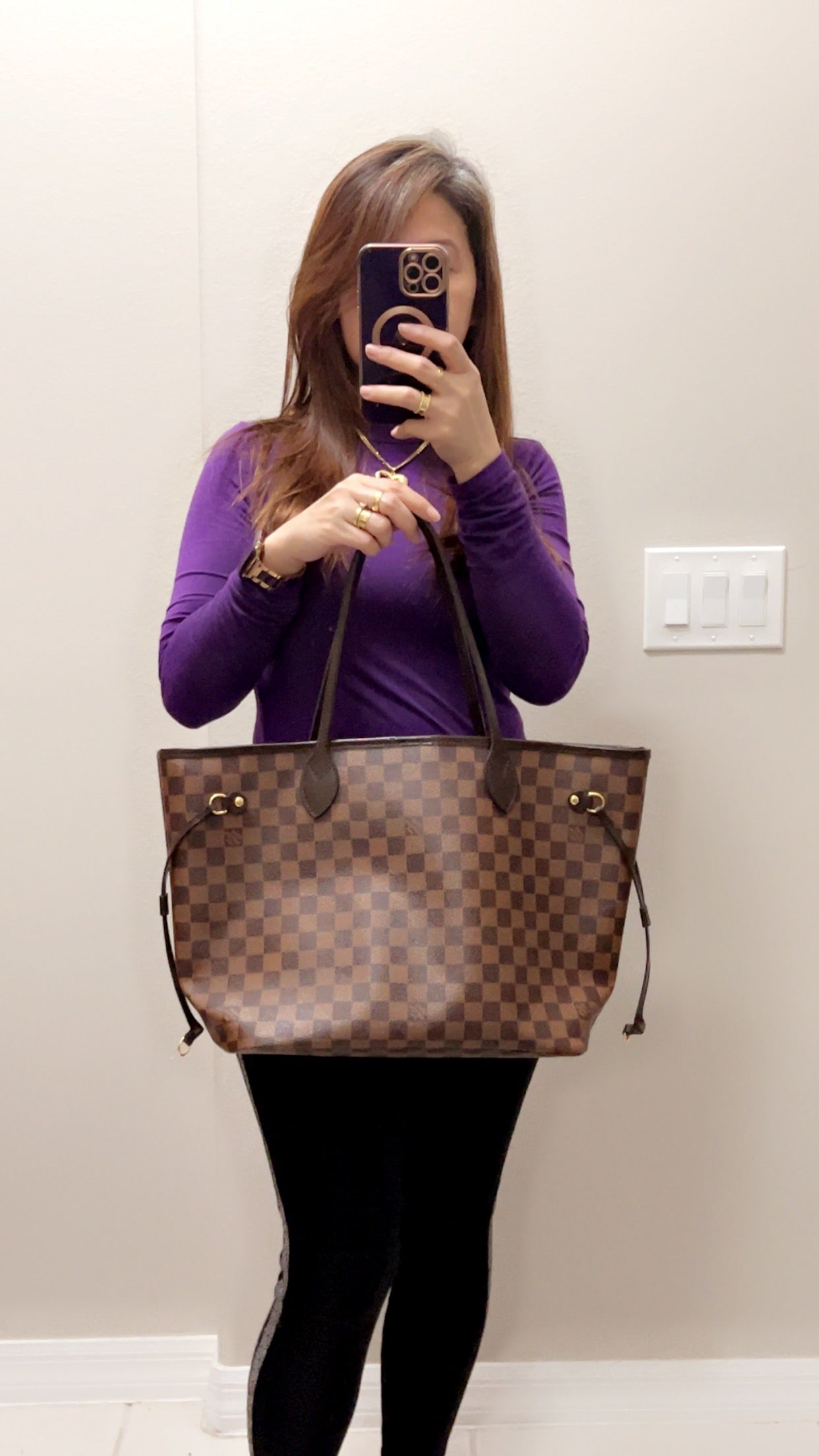 NEVERFULL MM DAMIER EBENE