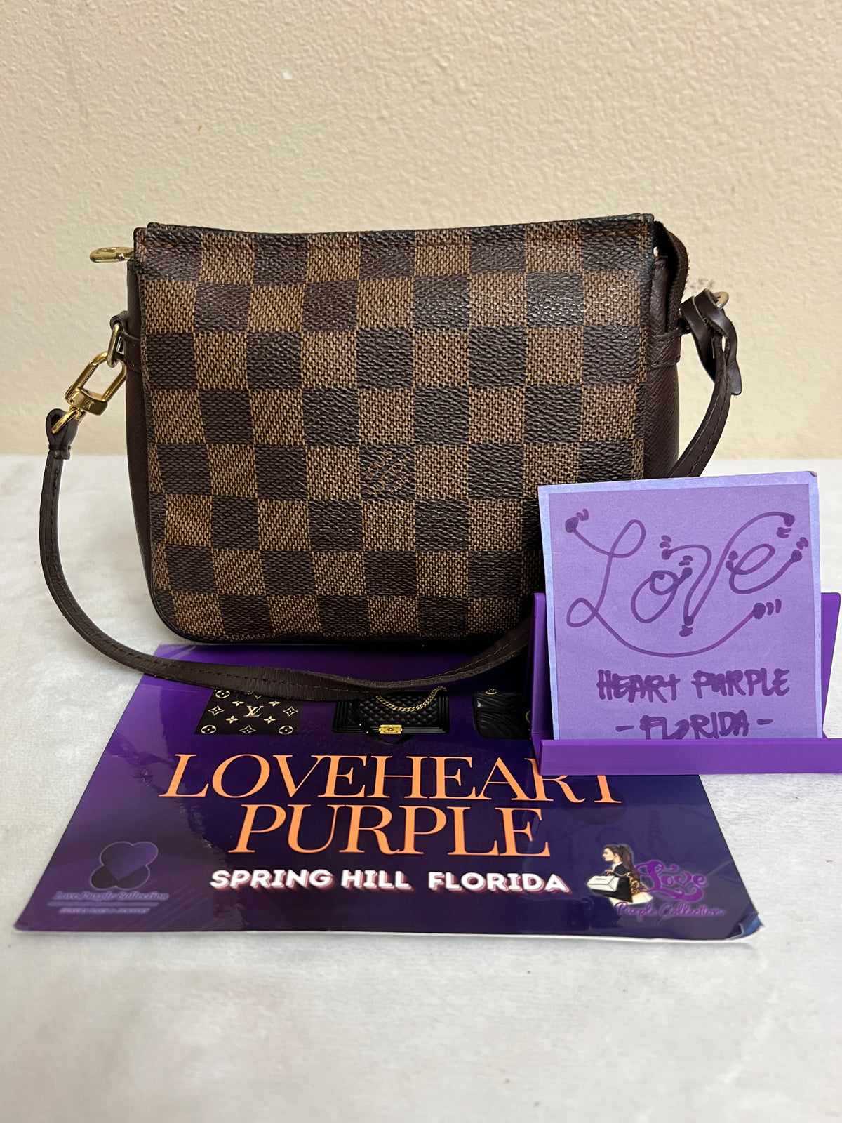 MINI POCHETTE DAMIER